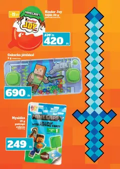 Family Diszkont akciós újság - amely érvényes a következő dátumtól: 2026.09.10. | Oldal: 16 | Termékek: Nyalóka, Minecraft, Cukorka, Kinder