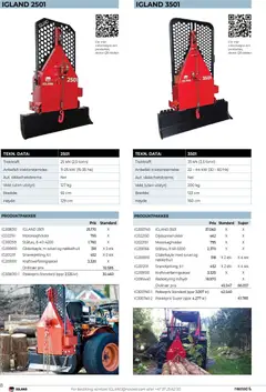 Forhåndsvisning av Felleskjøpet Igland produktkatalog 2025-2026 gyldig fra 01.01.2025 | Side: 8 | Produkter: Kontakt, Сушильные машины, Vekt