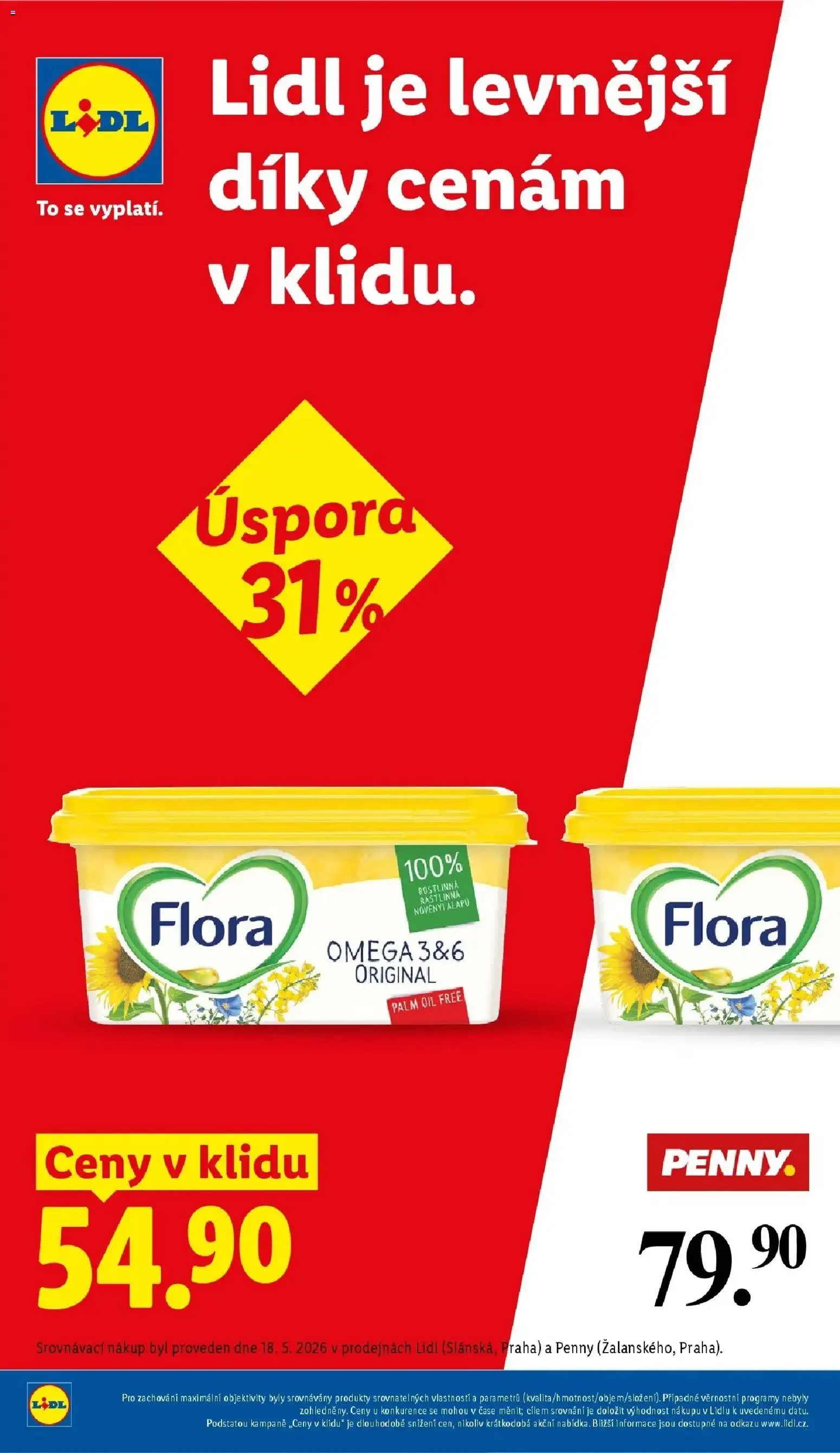 Lidl aktuální leták od 25.05.2026 | Strana: 4 | Produkty: Omega, Flora