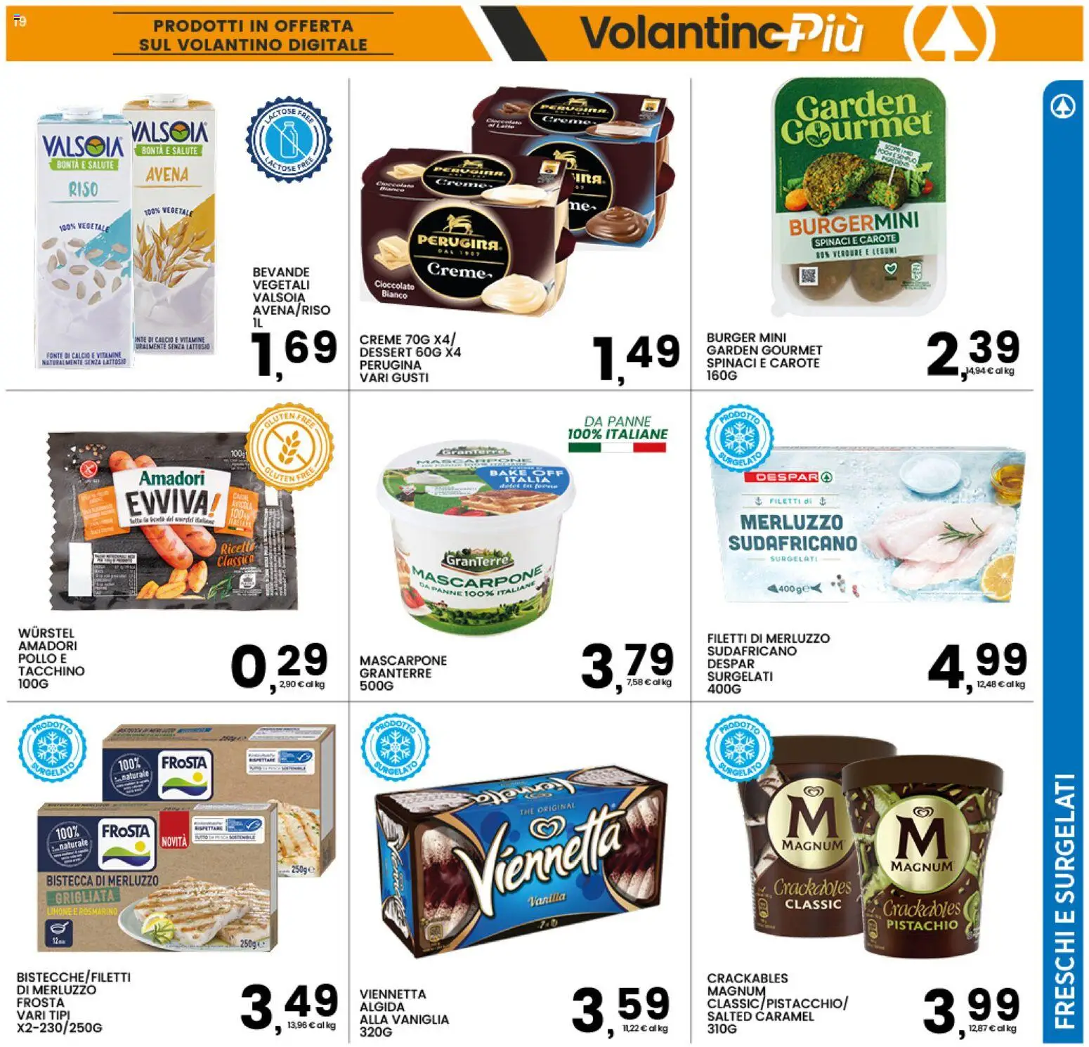 Volantino Interspar del 10/09/2026 | Pagina: 19 | Prodotti: Legumi, Verdure, Mascarpone, Dessert