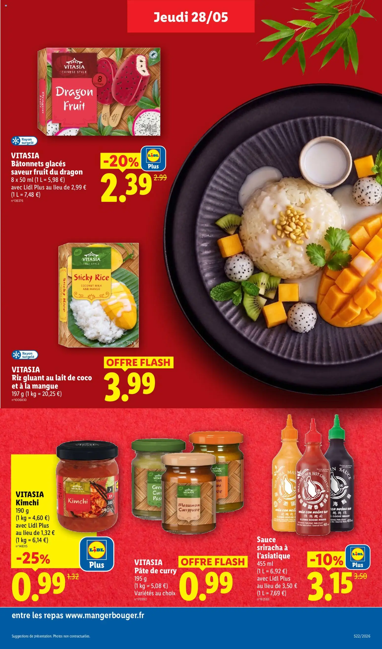 {H1} | Page: 21 | Produits: Mangue, Lait de coco, Curry, Lait