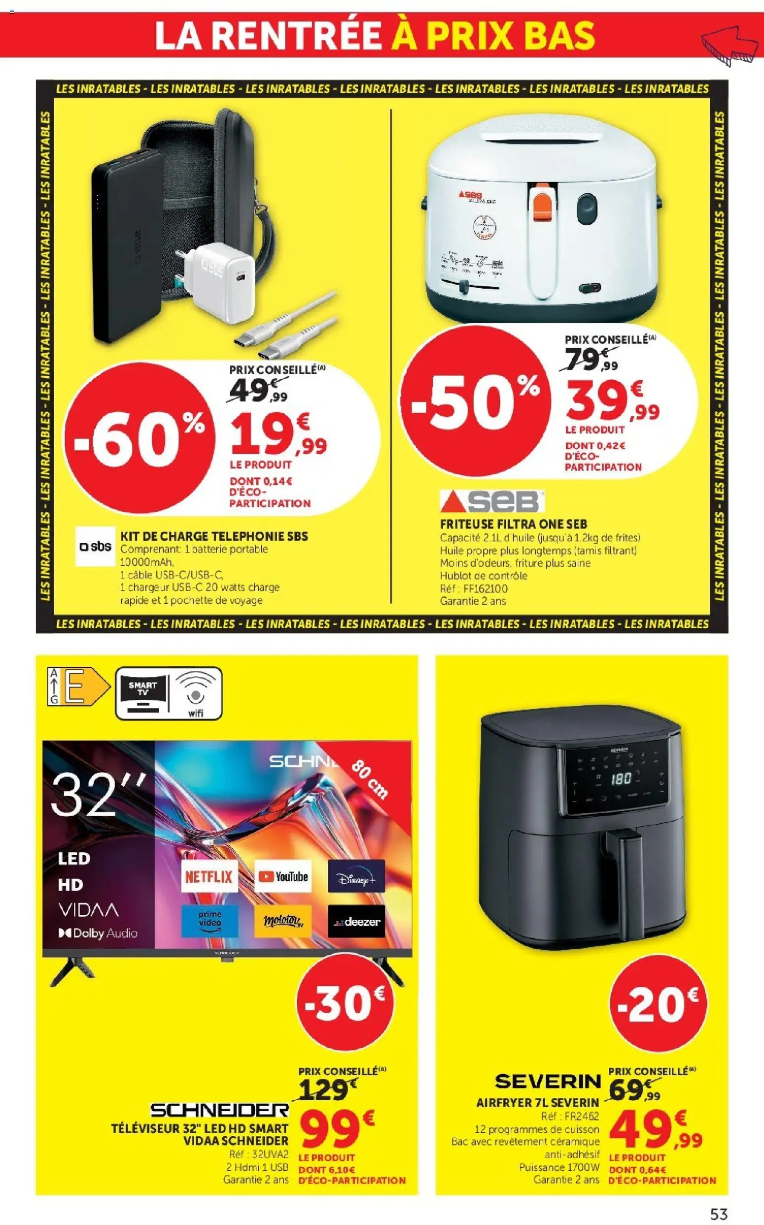 {H1} | Page: 53 | Produits: USB, Friteuse, Batterie, Huile