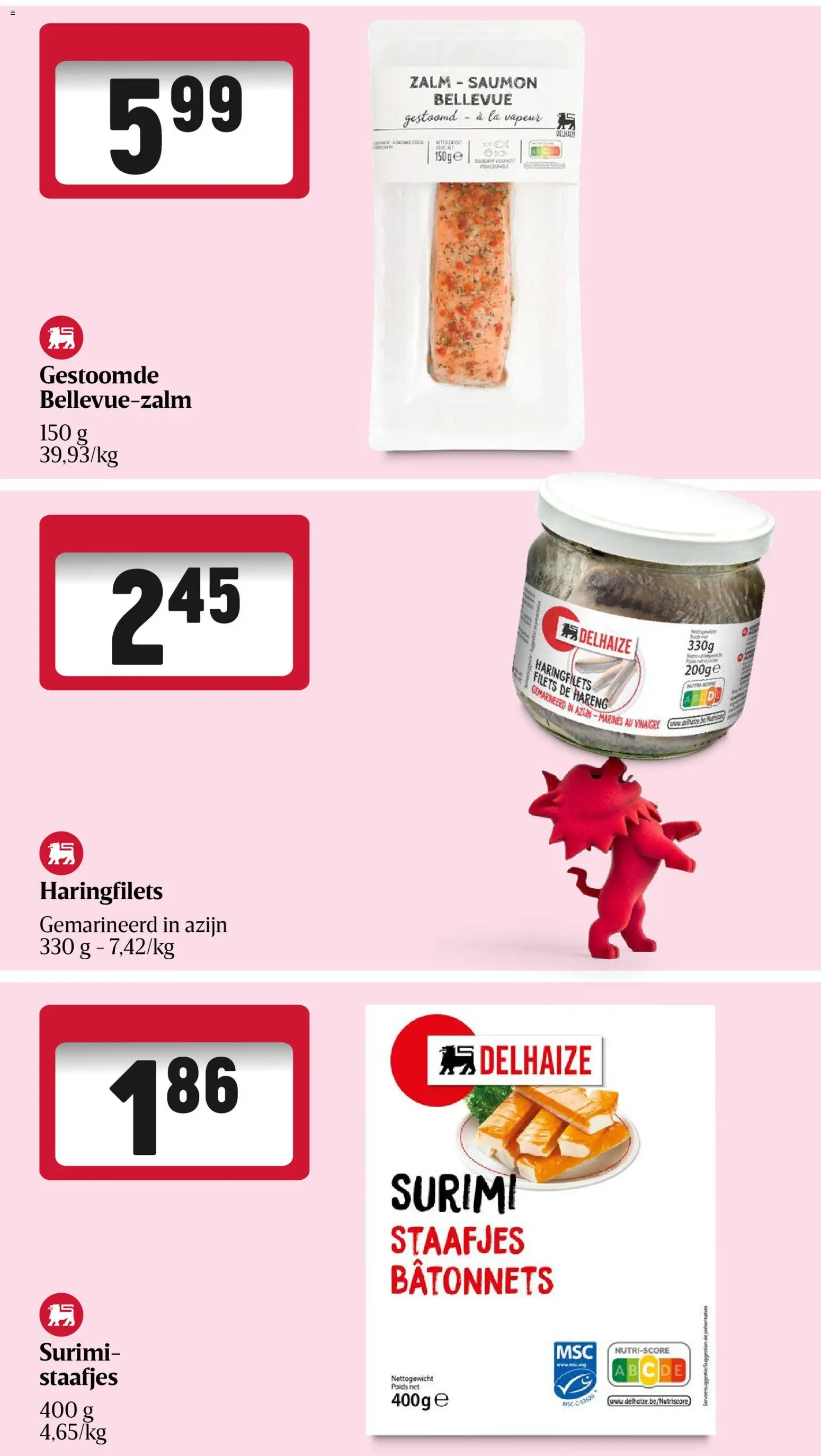 {H1} | Pagina: 40 | Producten: Zalm, La, Surimi sticks