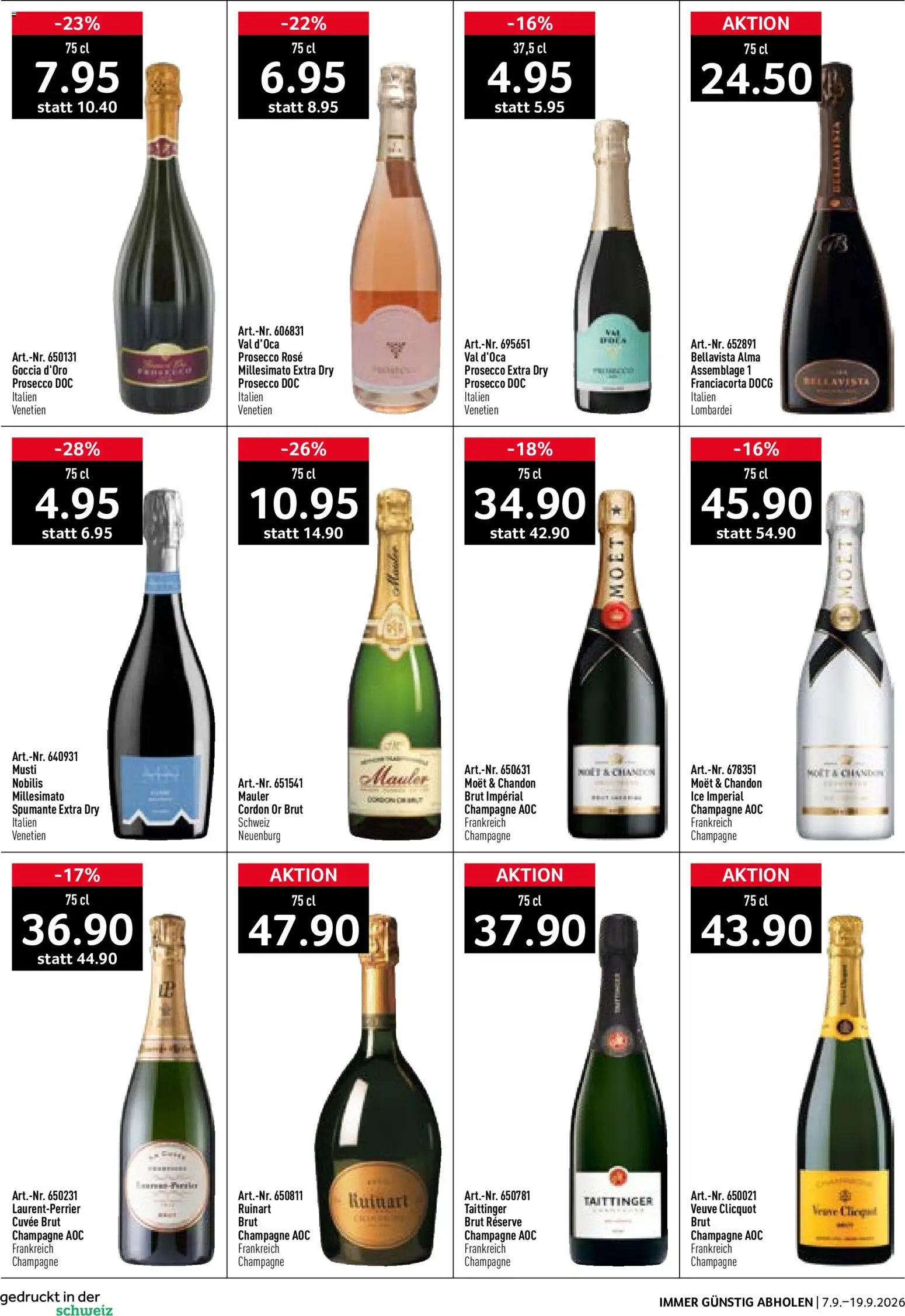 Prodega aktionen Weinfestival – gültig ab 07.09.2026 | Seite: 8 | Produkte: Prosecco