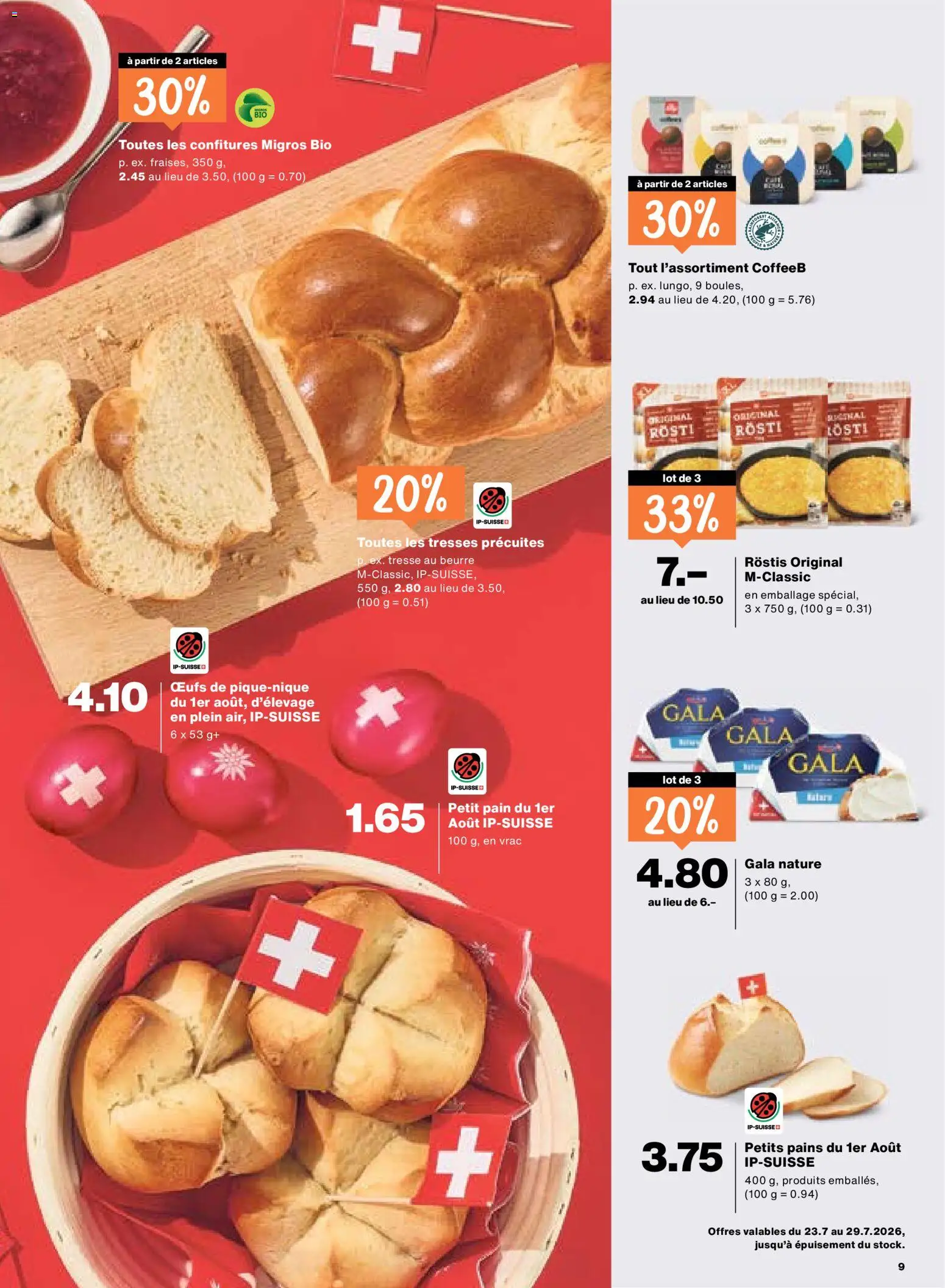 Migros aktionen FR – gültig ab 23.07.2026 | Seite: 9