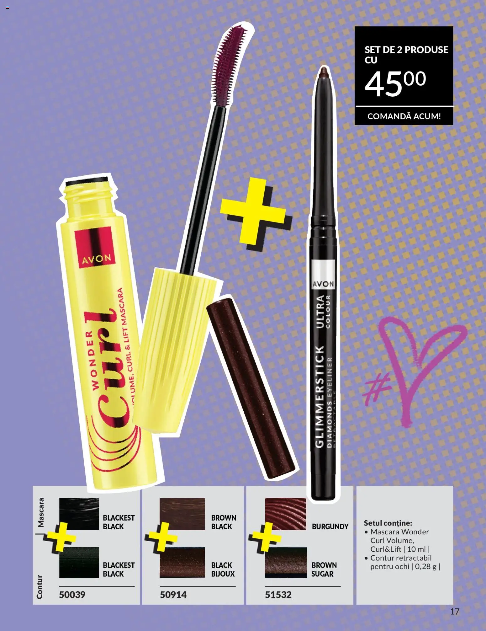 Noul catalog Avon – valabil de la 09.07.2026 | Pagină: 17 | Produse: Mascara