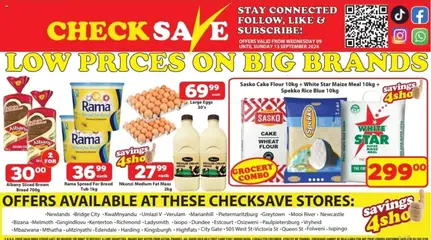 Check Save specials catalogue – valid from 09/09/2026