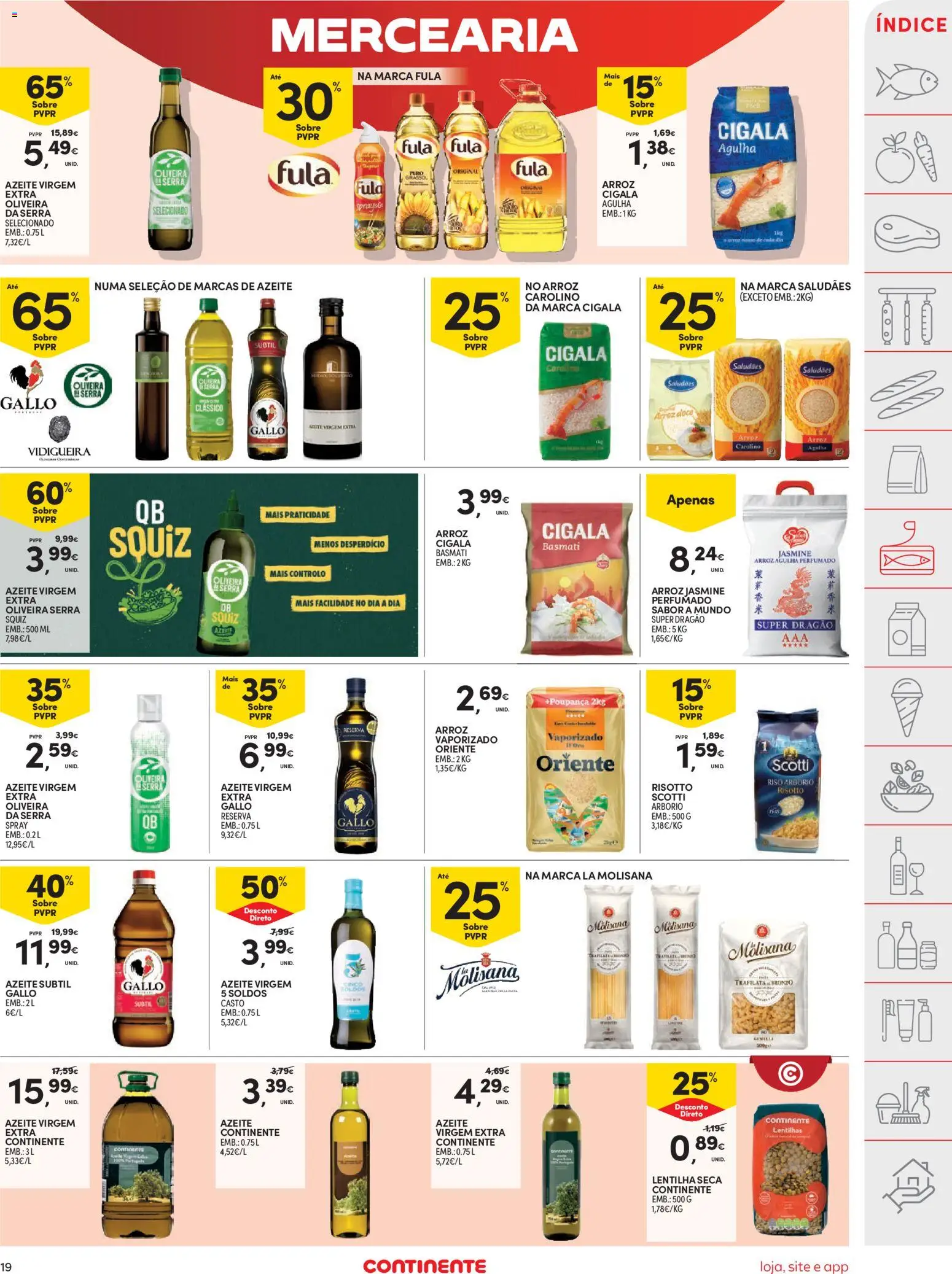 Continente folheto │ válido de 23/06/2026 | Página: 21 | Produtos: Azeite, Arroz