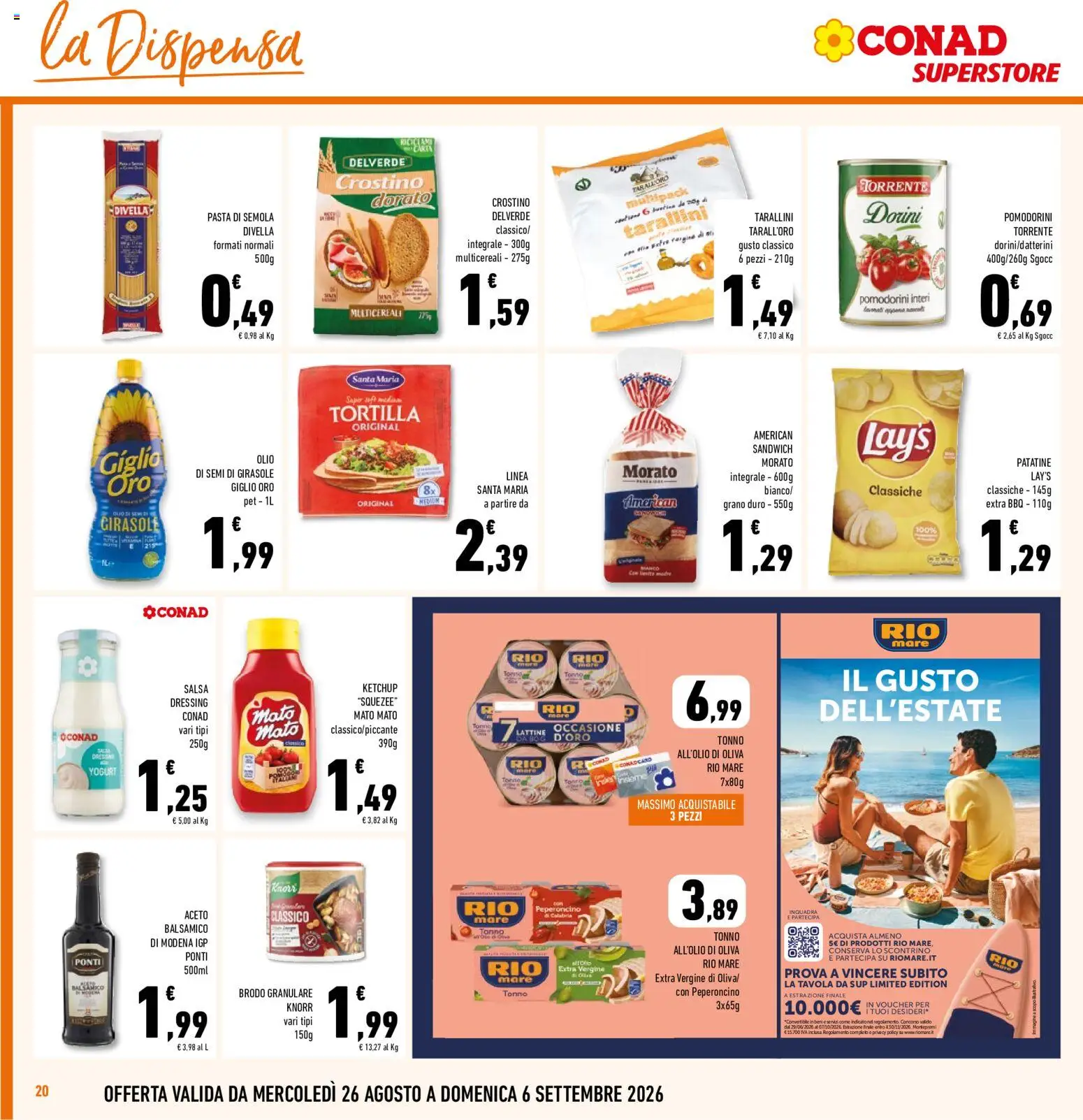 Volantino Conad del 26/08/2026 | Pagina: 20