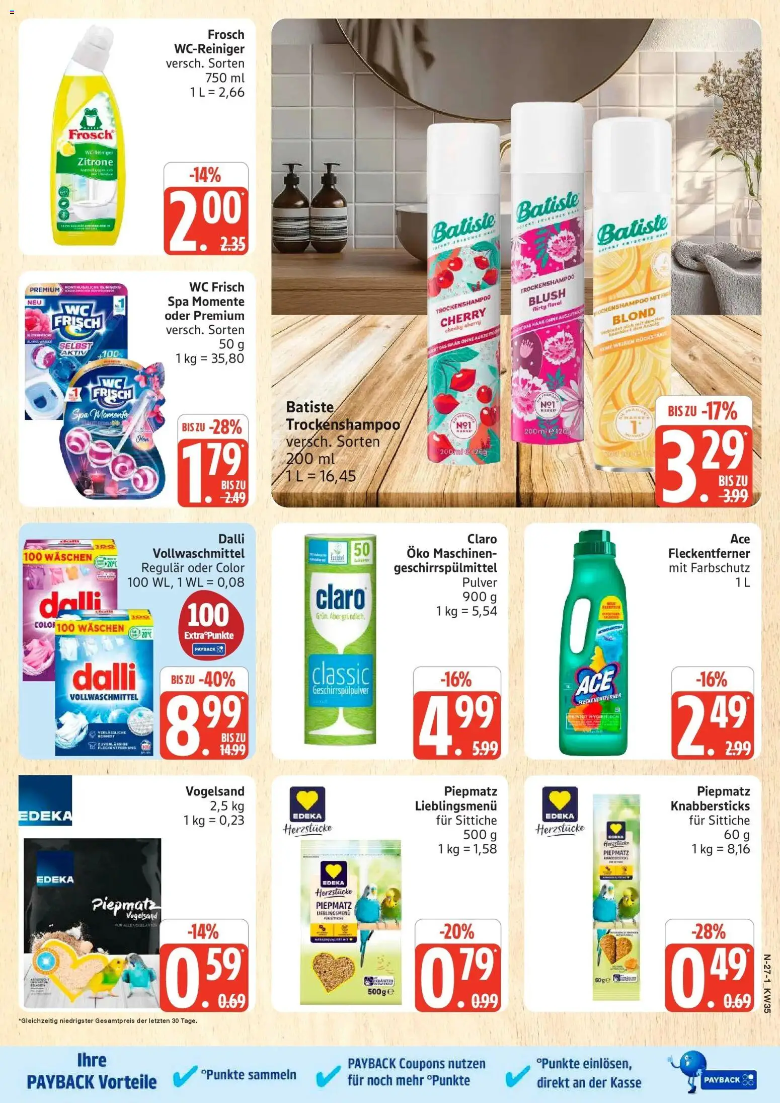 Marktkauf Prospekt Buxtehude (ab 24.08.2026) » Angebote online | Seite: 27 | Produkte: Fleckenentferner, Geschirrspülmittel, Zitrone, Blush