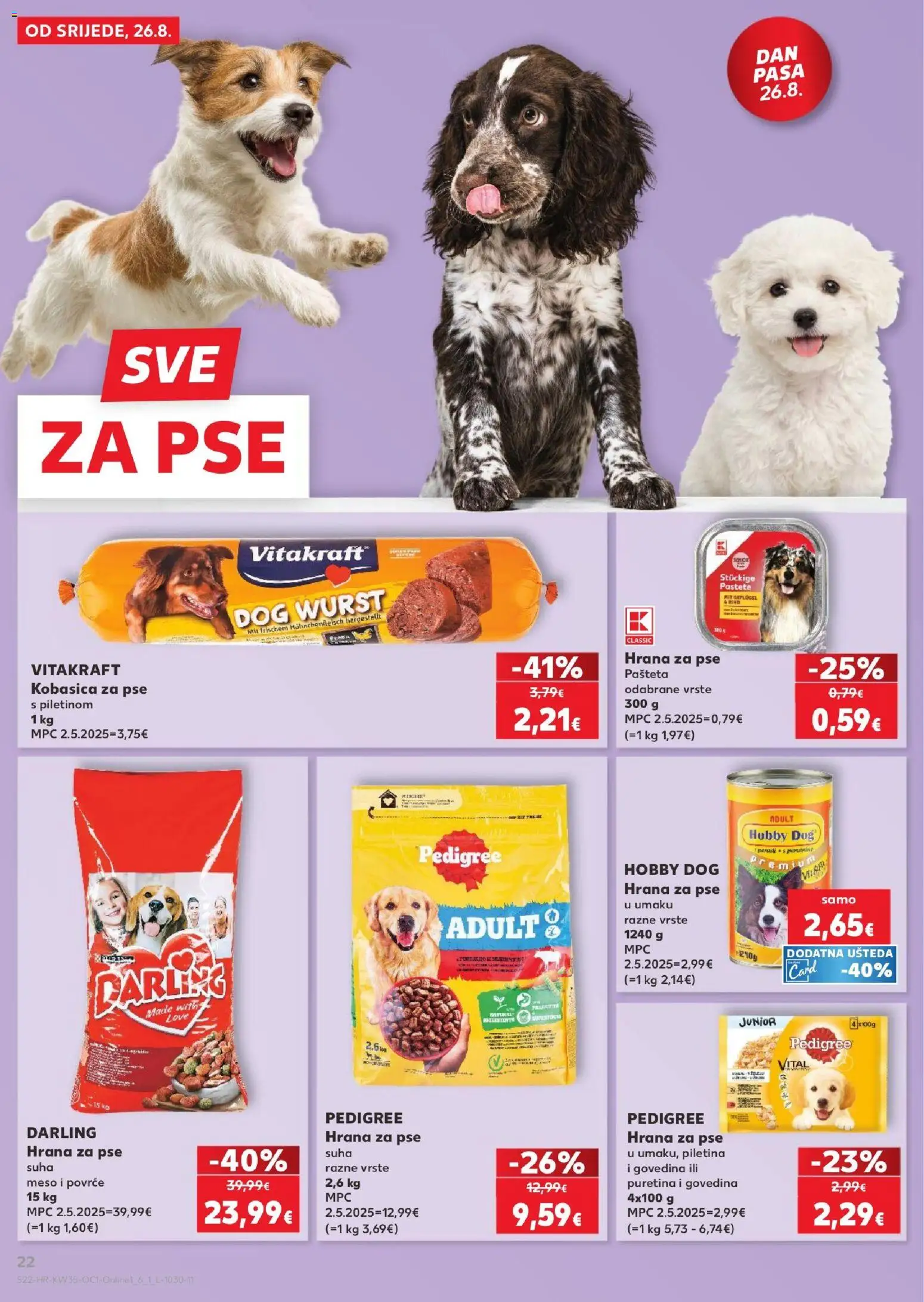 Kaufland katalog | vrijedi od 26.08.2026 | Stranica: 22 | Proizvodi: Puretina, Meso, Piletina, Govedina