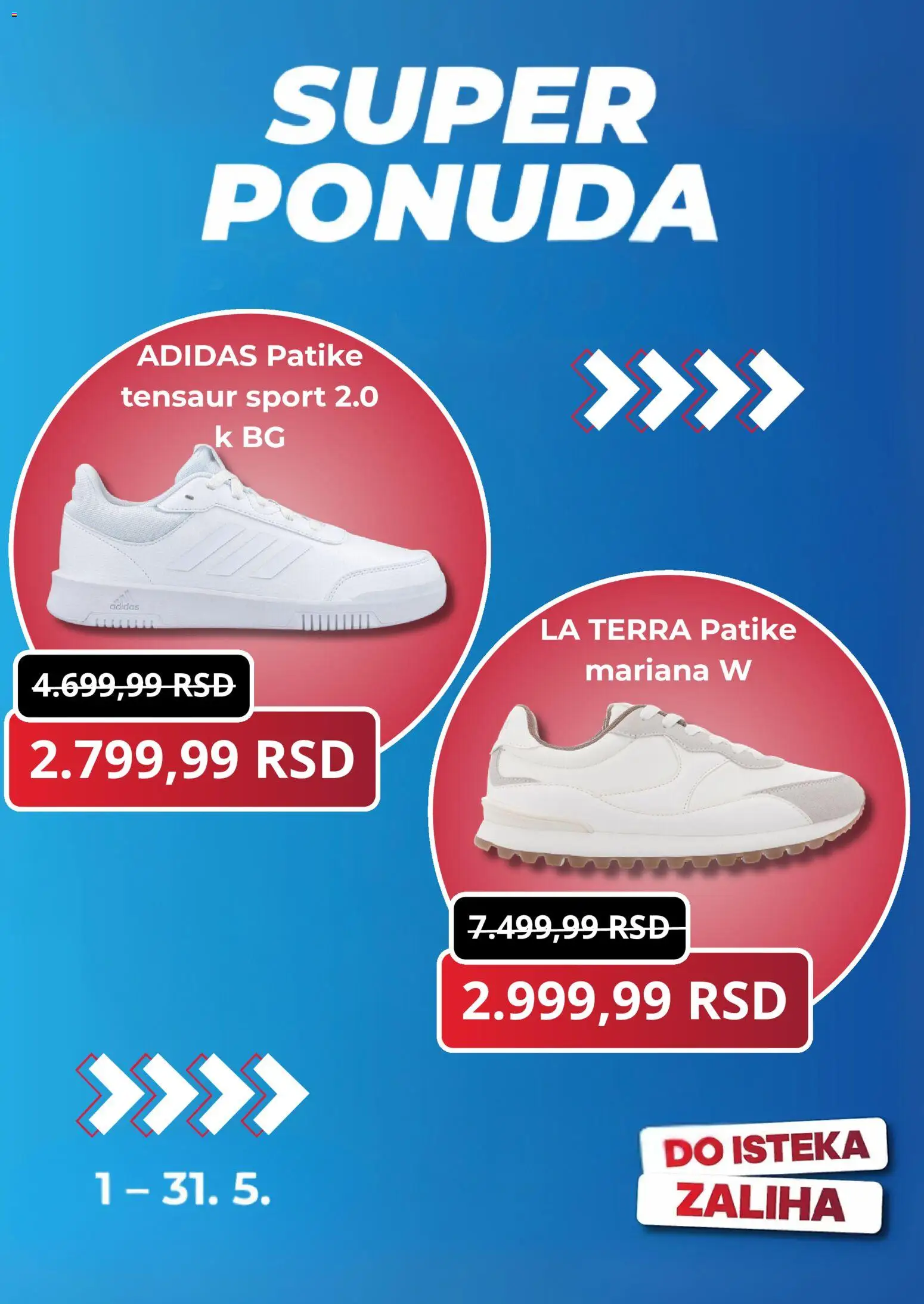 Planeta Sport katalog - važi od 01.05.2026 | Strana: 5 | Proizvode: Patike