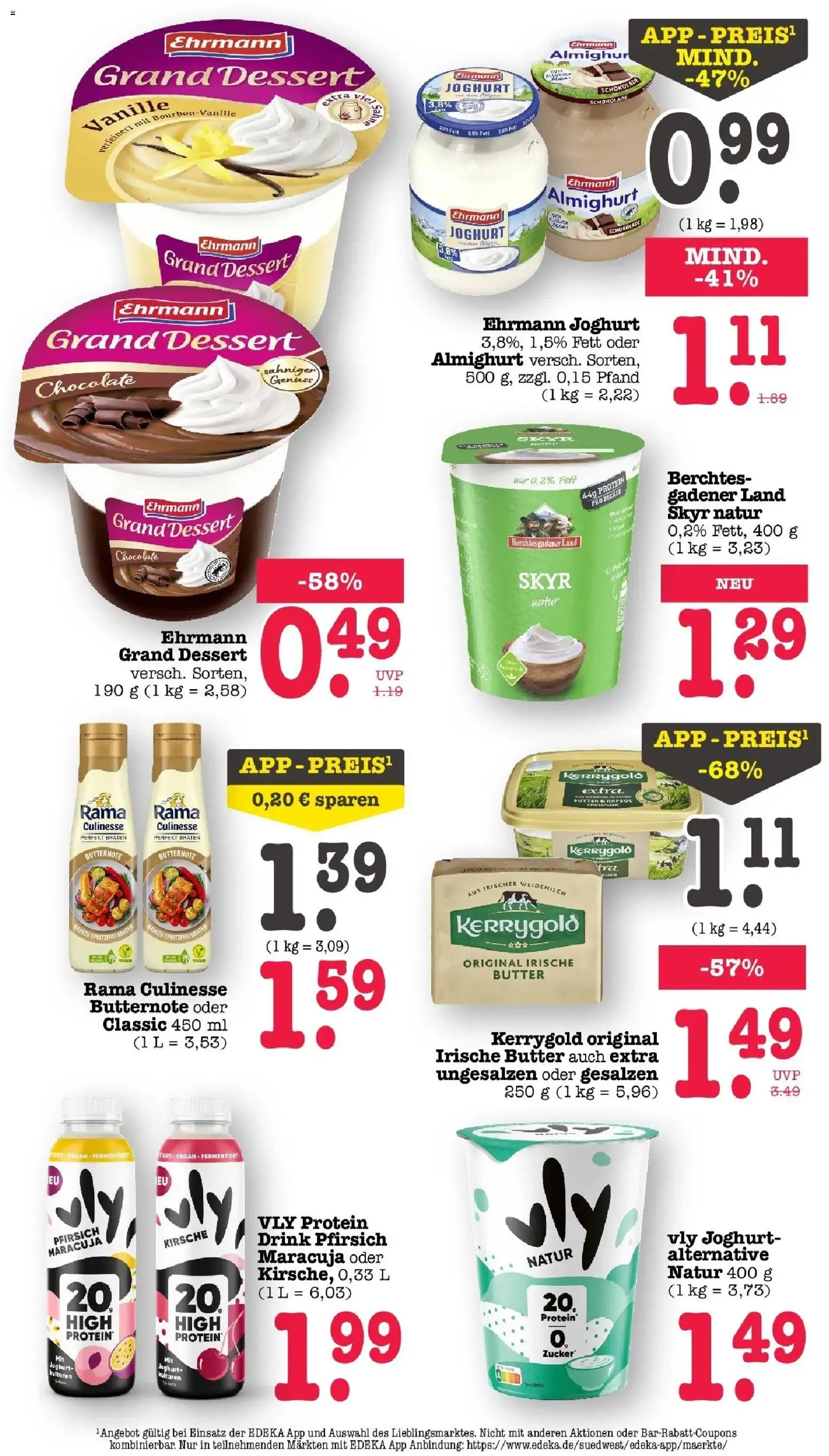 E center - E center: Wochenangebote – gültig ab 28.06.2026 | Seite: 30 | Produkte: Rama, Ehrmann almighurt, Schokolade, Skyr