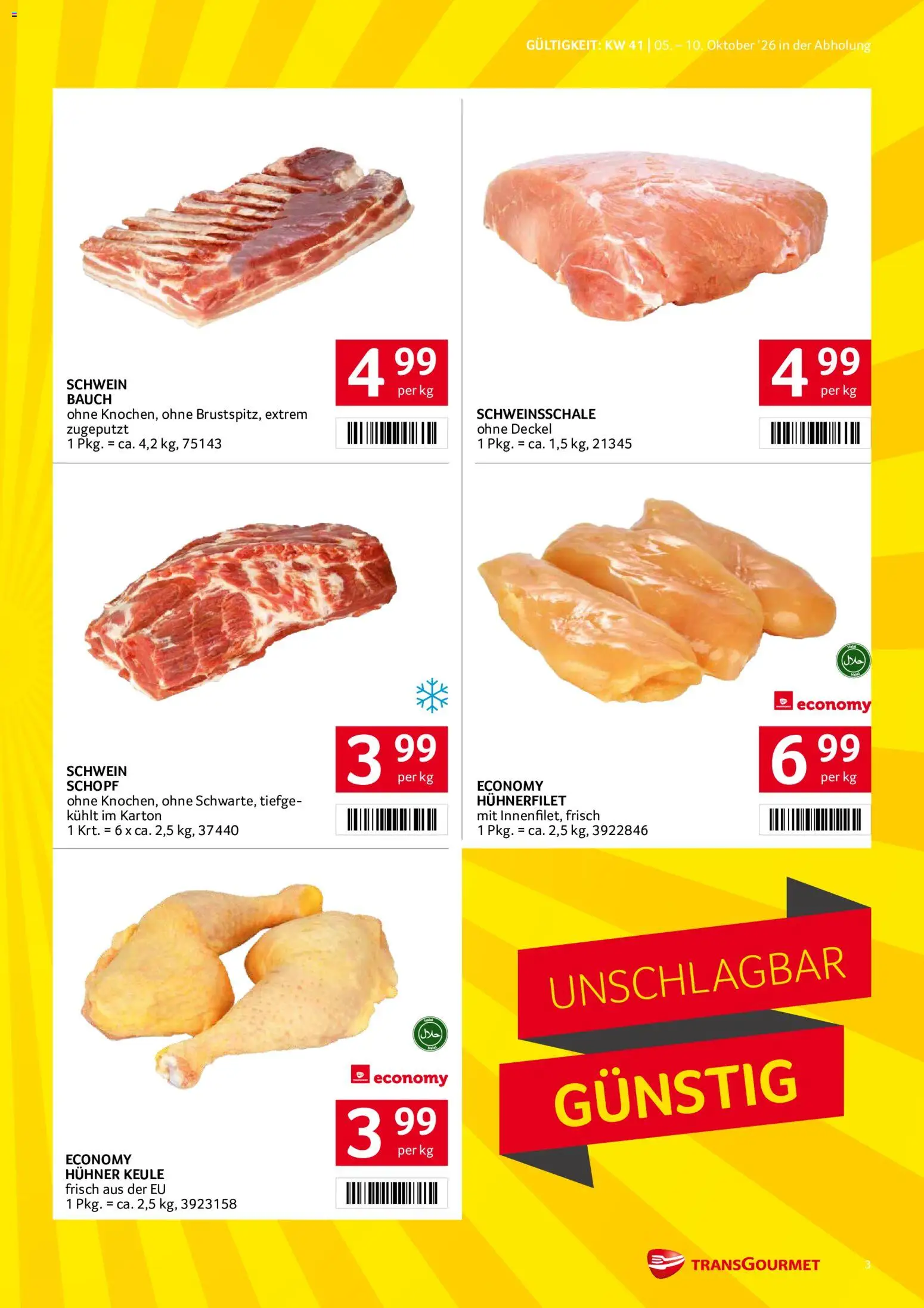 Transgourmet Flugblatt gültig ab 05.10.2026 | Seite: 3