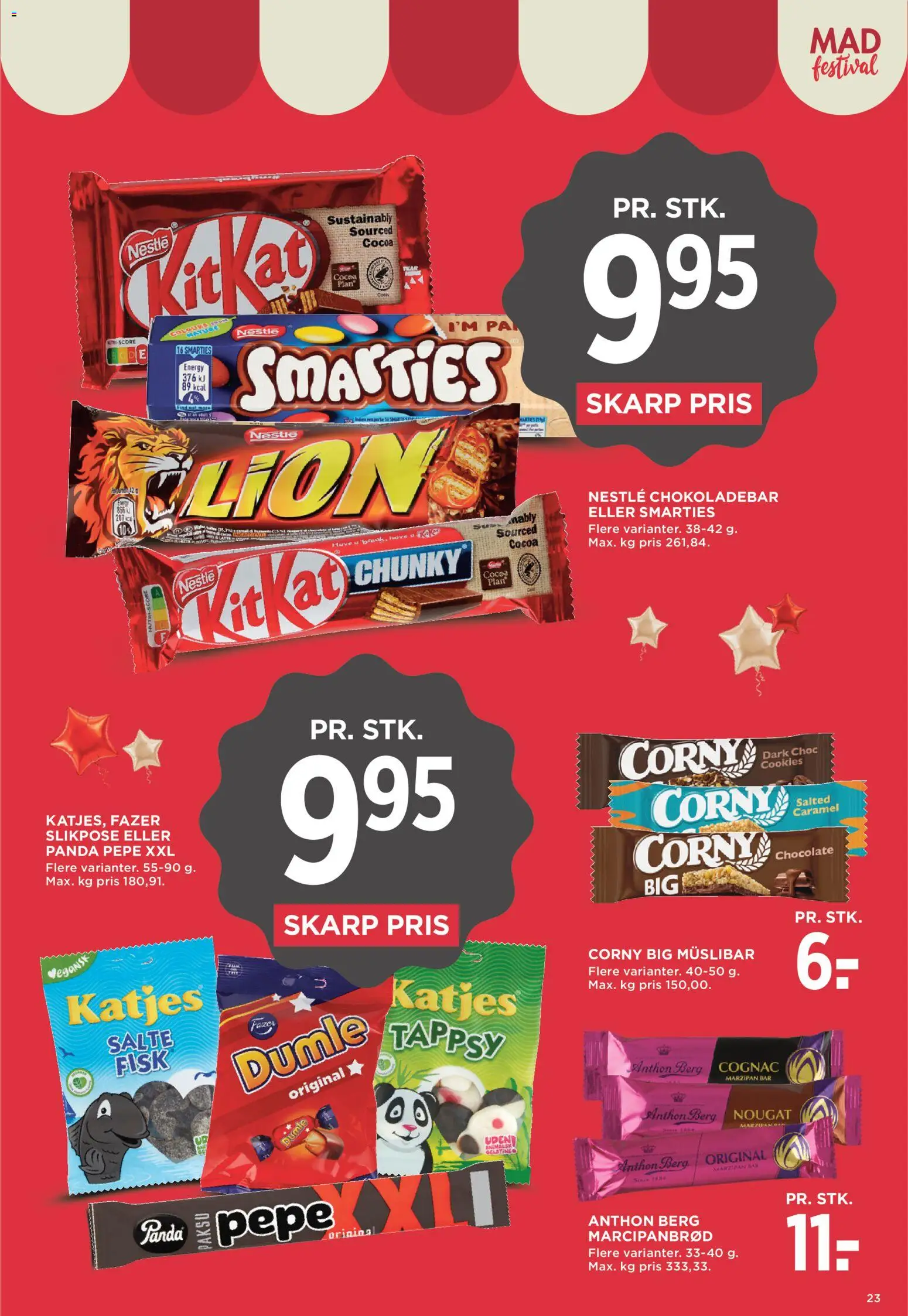 Meny tilbudsavis – gyldig fra 18/09/2026 | Side: 34 | Produkter: Fisk, Cookies, Marcipanbrød, Nougat
