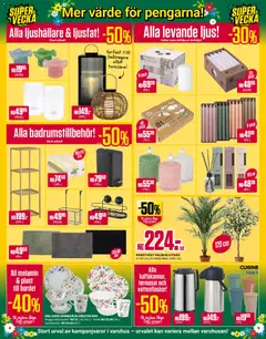ÖoB erbjudanden - Förhandsvisning av reklamblad från butik ÖoB aktuell från 15.06.2026 | Sida: 7 | Produkter: Konstväxt, Galler, Ljus