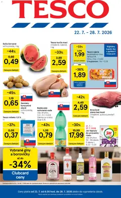 Tesco leták platný od 22.07.2026