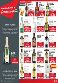 Náhled letáku BOHEMIA SEKT ICE, Šumivé víno/ Nealkoholický nápoj různé druhy 0,75 l láhev od 07.10.2026 | Strana: 36