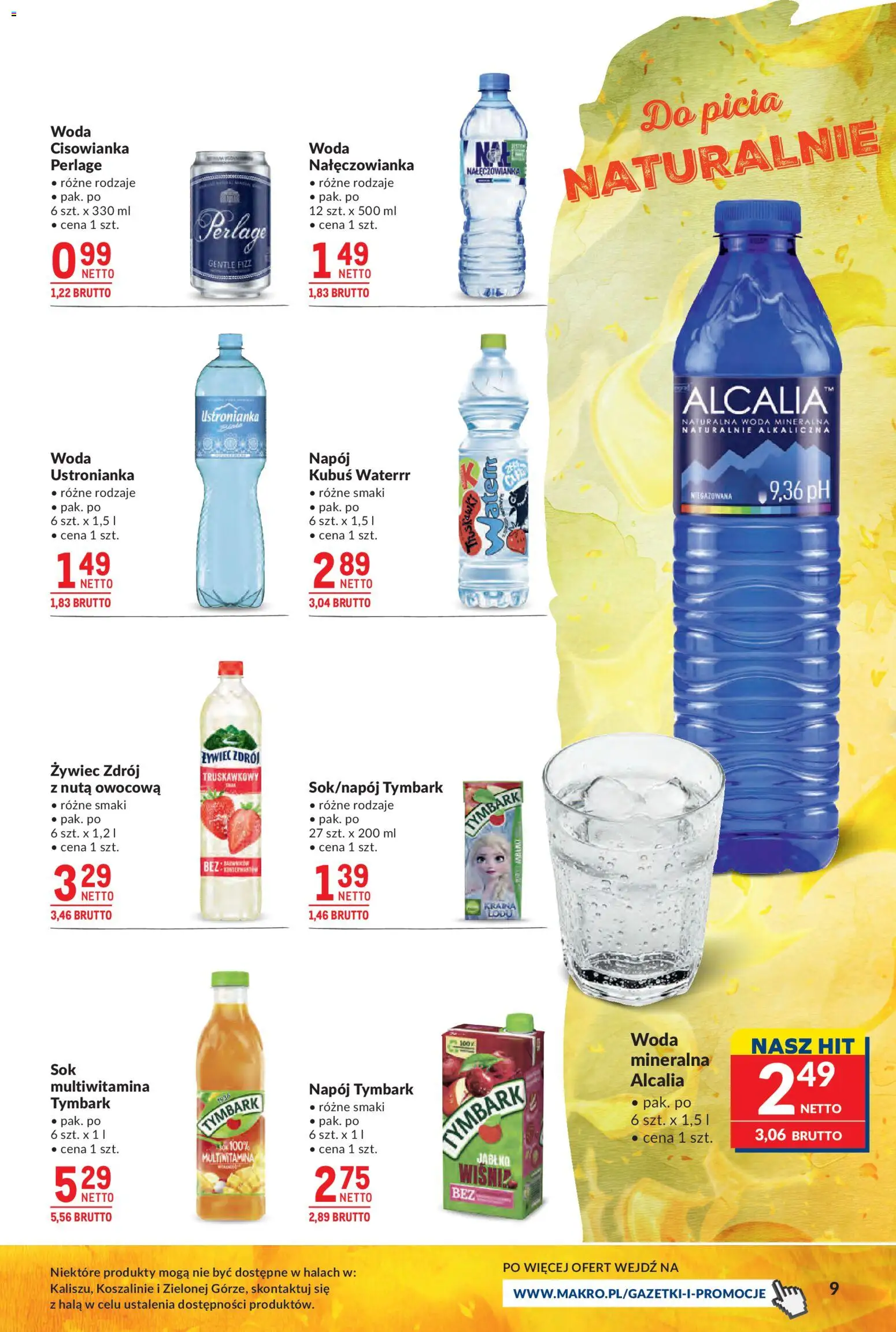 Makro gazetka - Grill Ogród od 26.05.2026 | Strona: 9 | Produkty: Woda