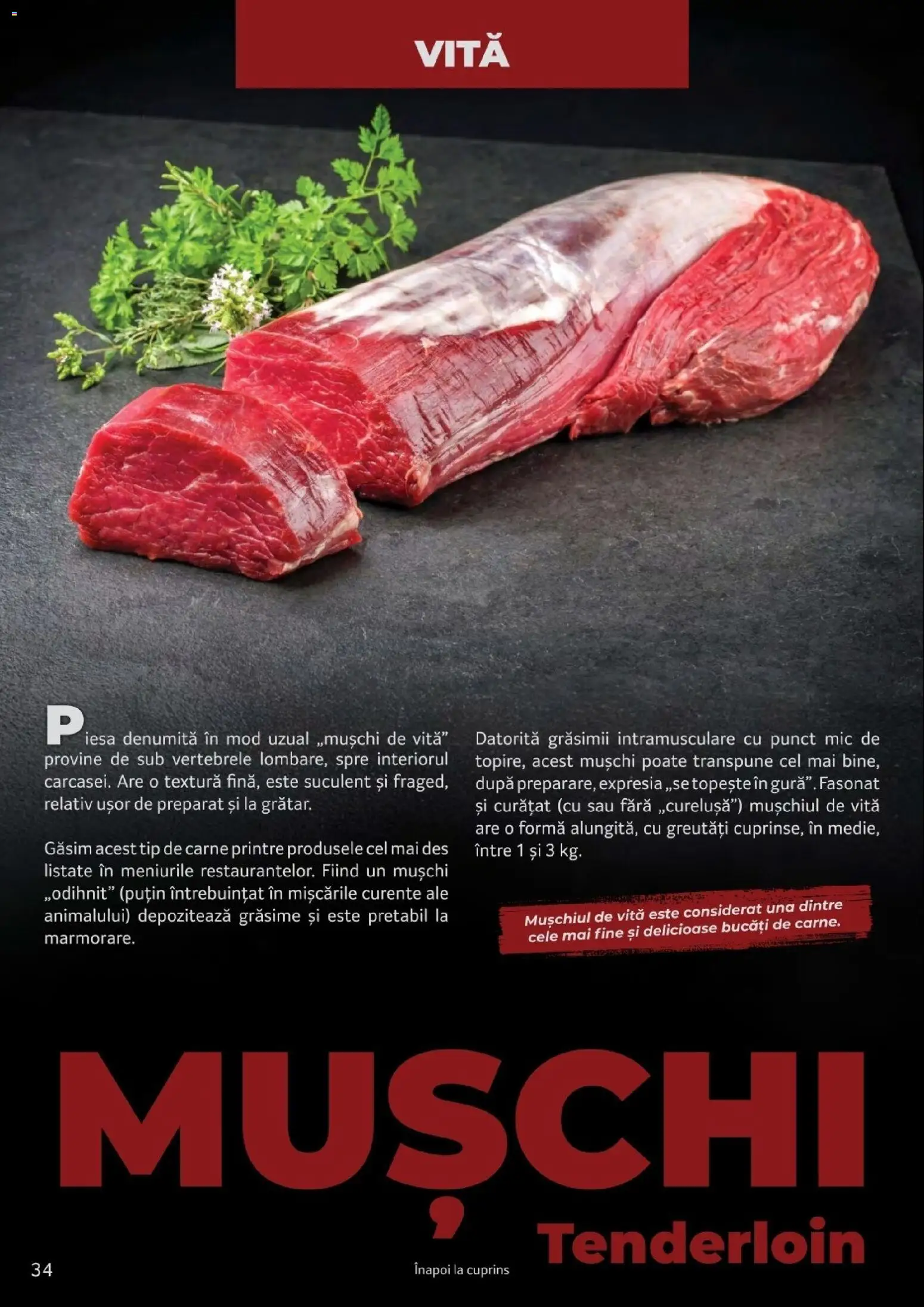 Noul catalog Selgros – valabil de la 25.03.2026 | Pagină: 34 | Produse: Vită, Mușchi, Tip