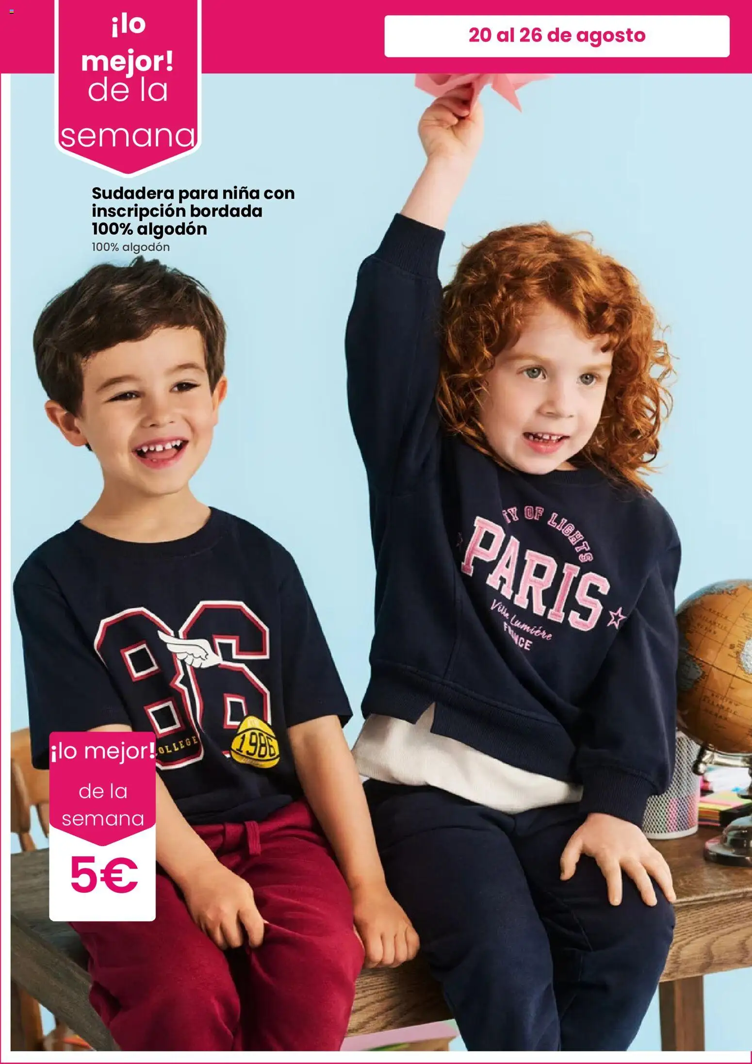 Pepco folleto │ válido desde el 20/08/2026 | Página: 2 | Productos: Sudadera, Algodón