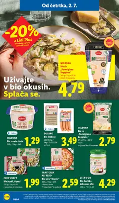 Lidl katalog akcije – veljaven od 02.07.2026 | Stran: 20 | Izdelki: Sir, Olje, Pica, Klobase