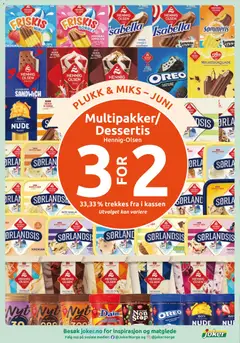 Forhåndsvisning av Sandwich, Hennig-Olsen Sandwich Klassikeren gyldig fra 15.06.2026 | Side: 13 | Produkter: Växthus, Sjokolade, Krem, Mango