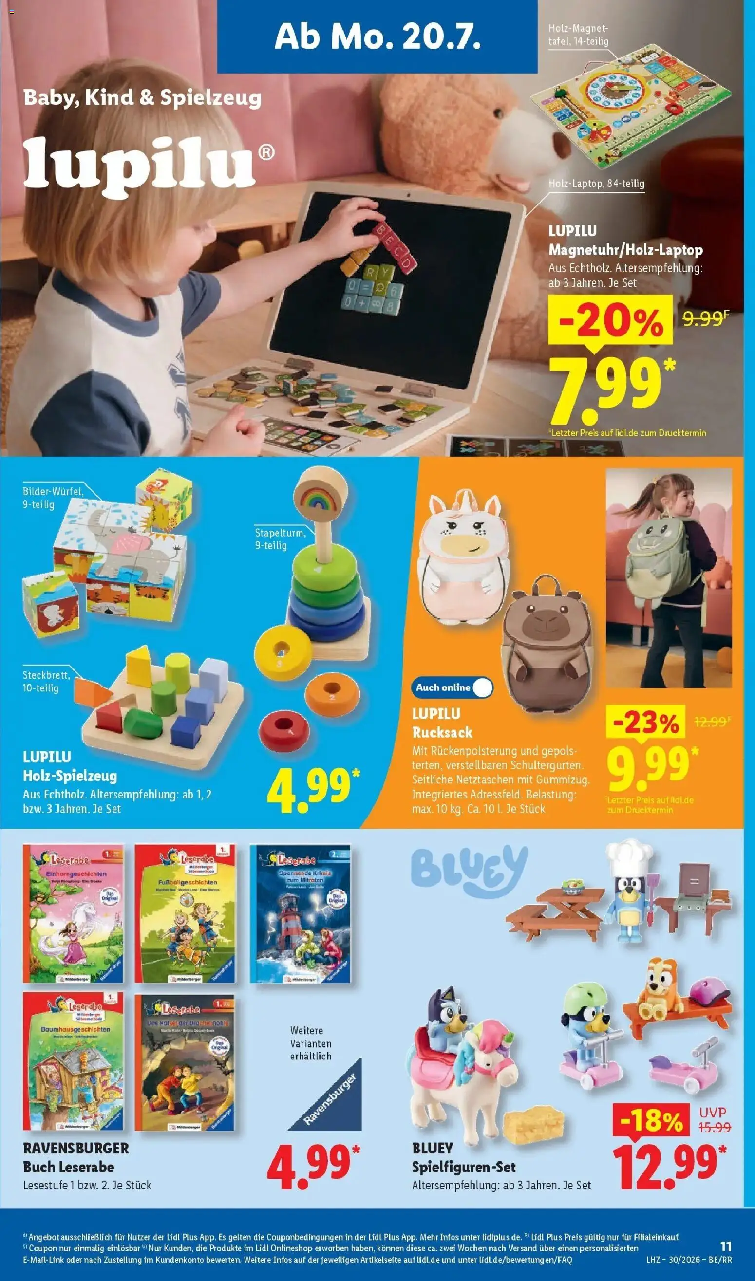 Lidl Prospekt Zülpich – gültig ab 20.07.2026 | Seite: 31 | Produkte: Laptop, Rucksack