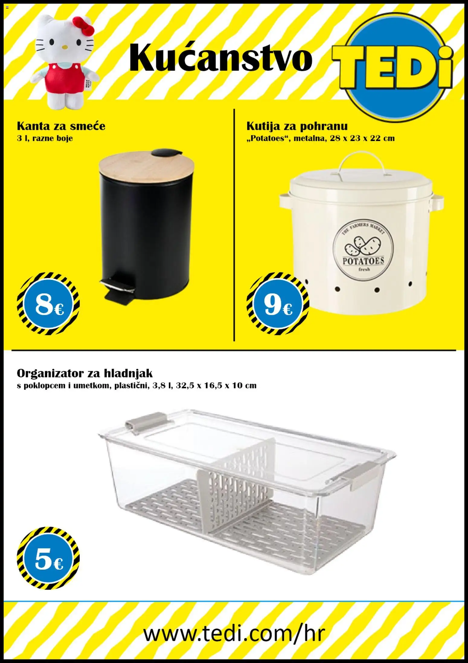TEDi katalog | vrijedi od 29.07.2026 | Stranica: 5 | Proizvodi: Kutija, Kanta za smeće, Hladnjak