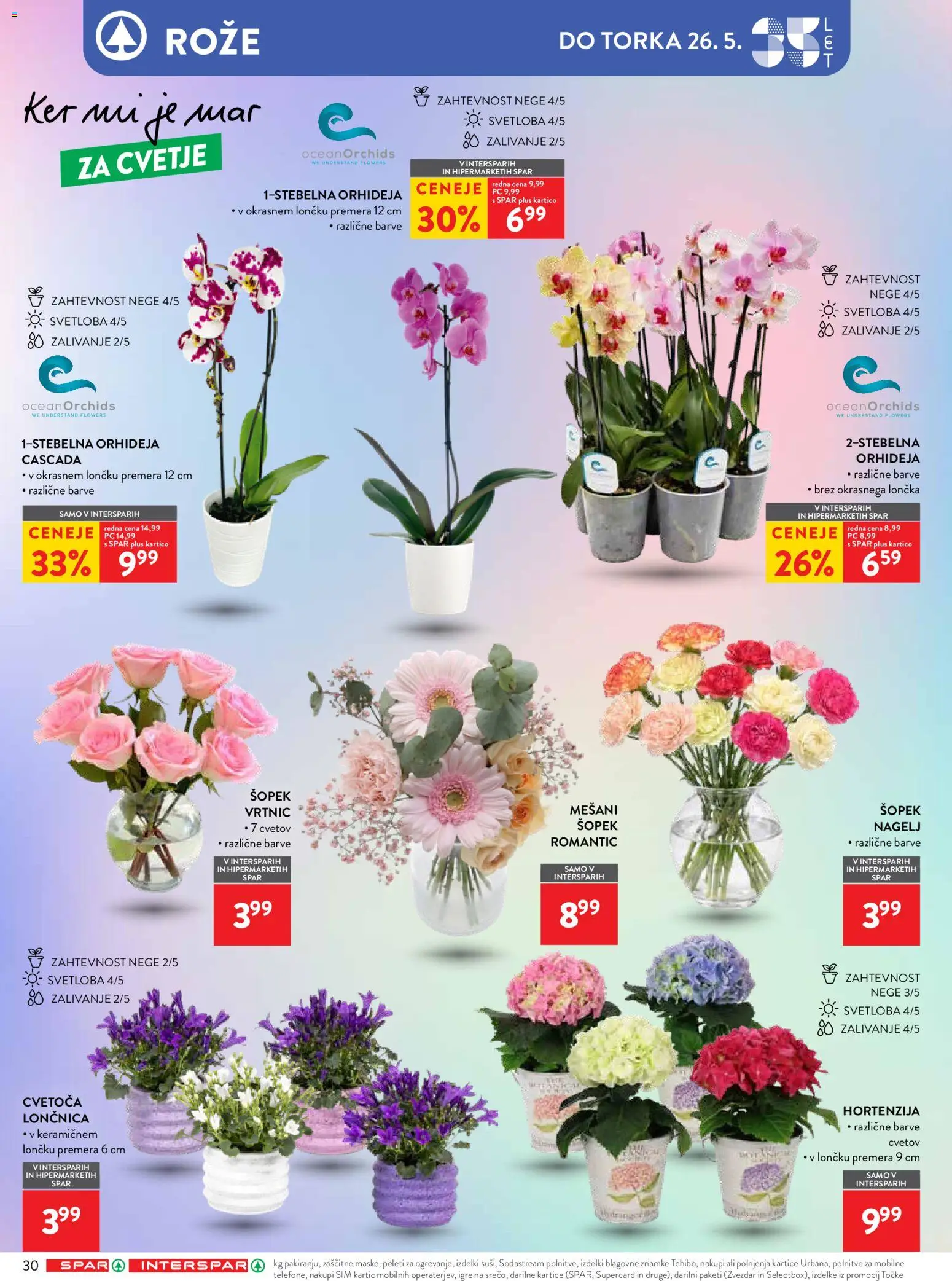 Novi Spar katalog ponudbe – veljaven od 13.05.2026 | Stran: 40 | Izdelki: Cvetje, Šopek