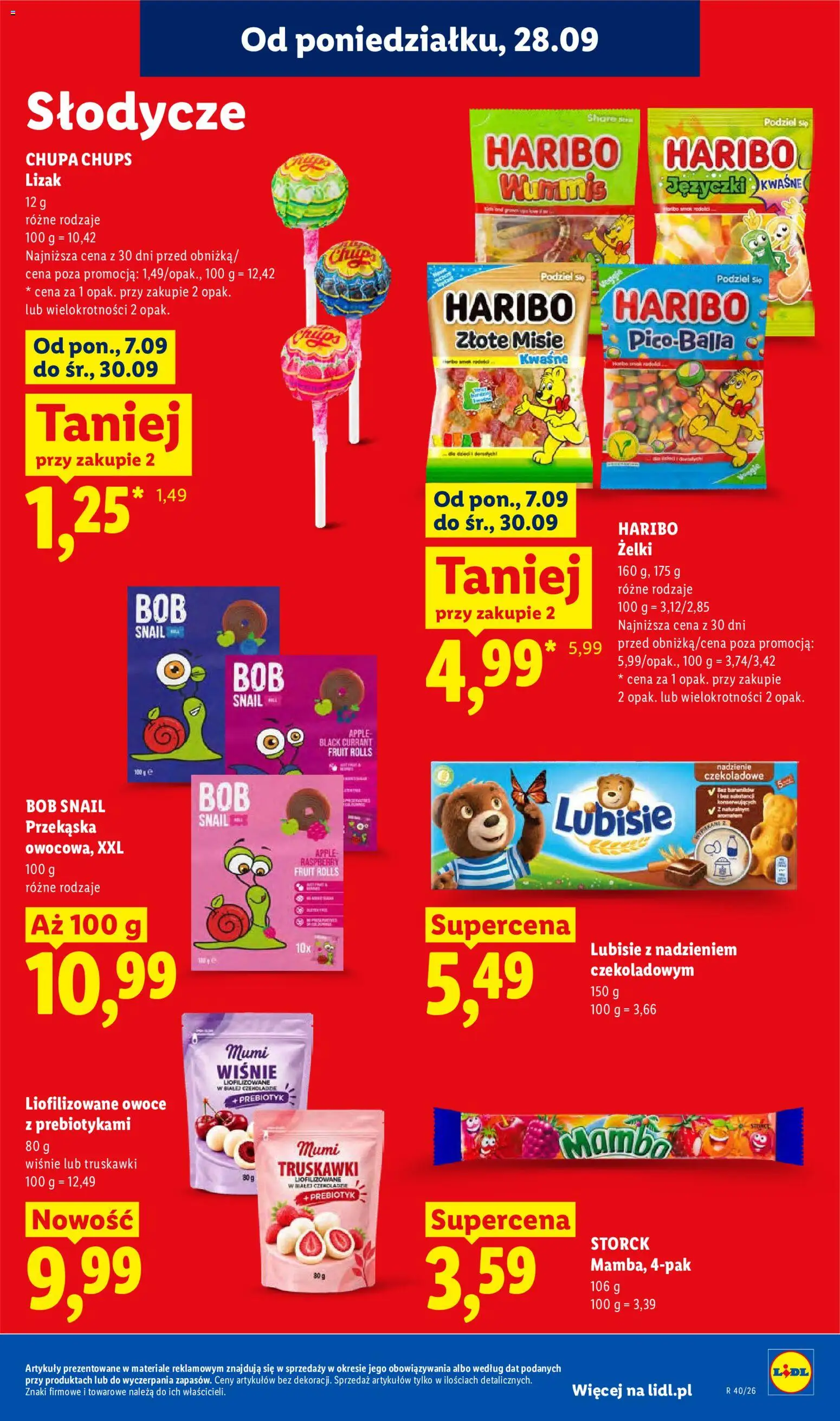 Lidl Polsko leták od 28.09.2026 | Strana: 73 | Produkty: Haribo, Apple, Miš