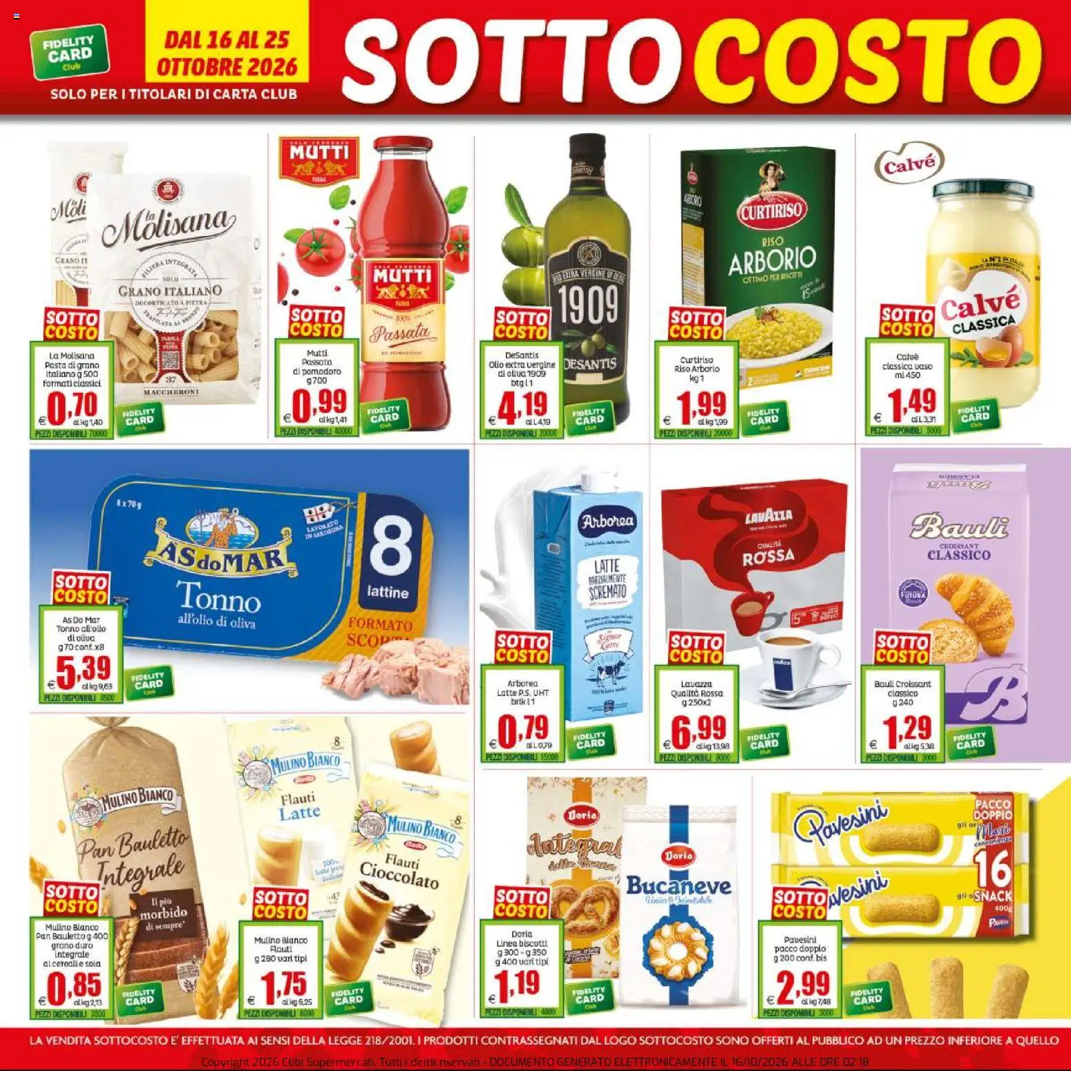 Volantino Elite Supermercati del 16/10/2026 | Pagina: 2