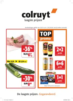 Colruyt folder / publicité - Voorbeeld van een folder van Colruyt, geldig van 20.05.2026