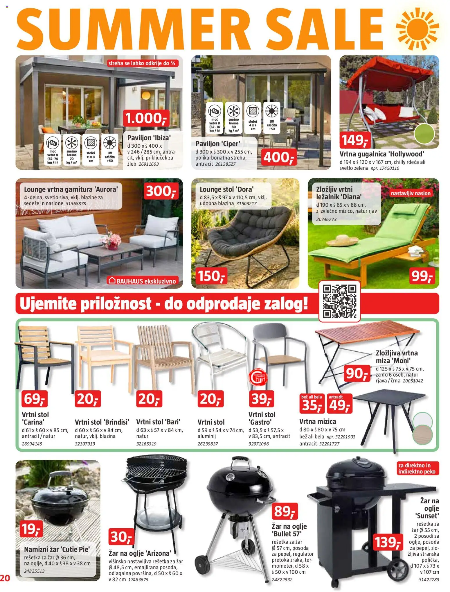 Novi Bauhaus katalog ponudbe – veljaven od 29.07.2026 | Stran: 20