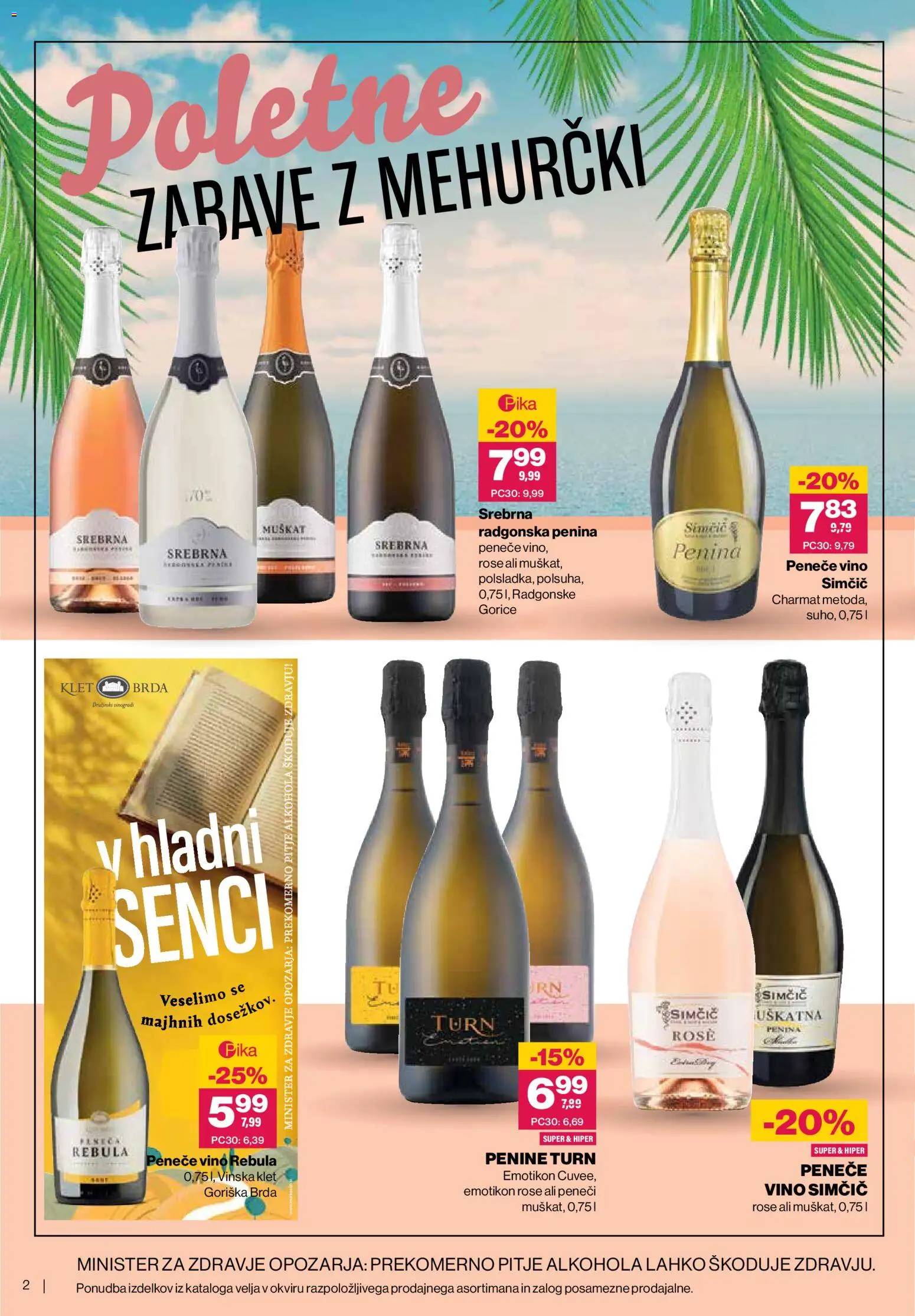 Novi Mercator katalog ponudbe – veljaven od 27.05.2026 | Stran: 2 | Izdelki: Penina, Vino