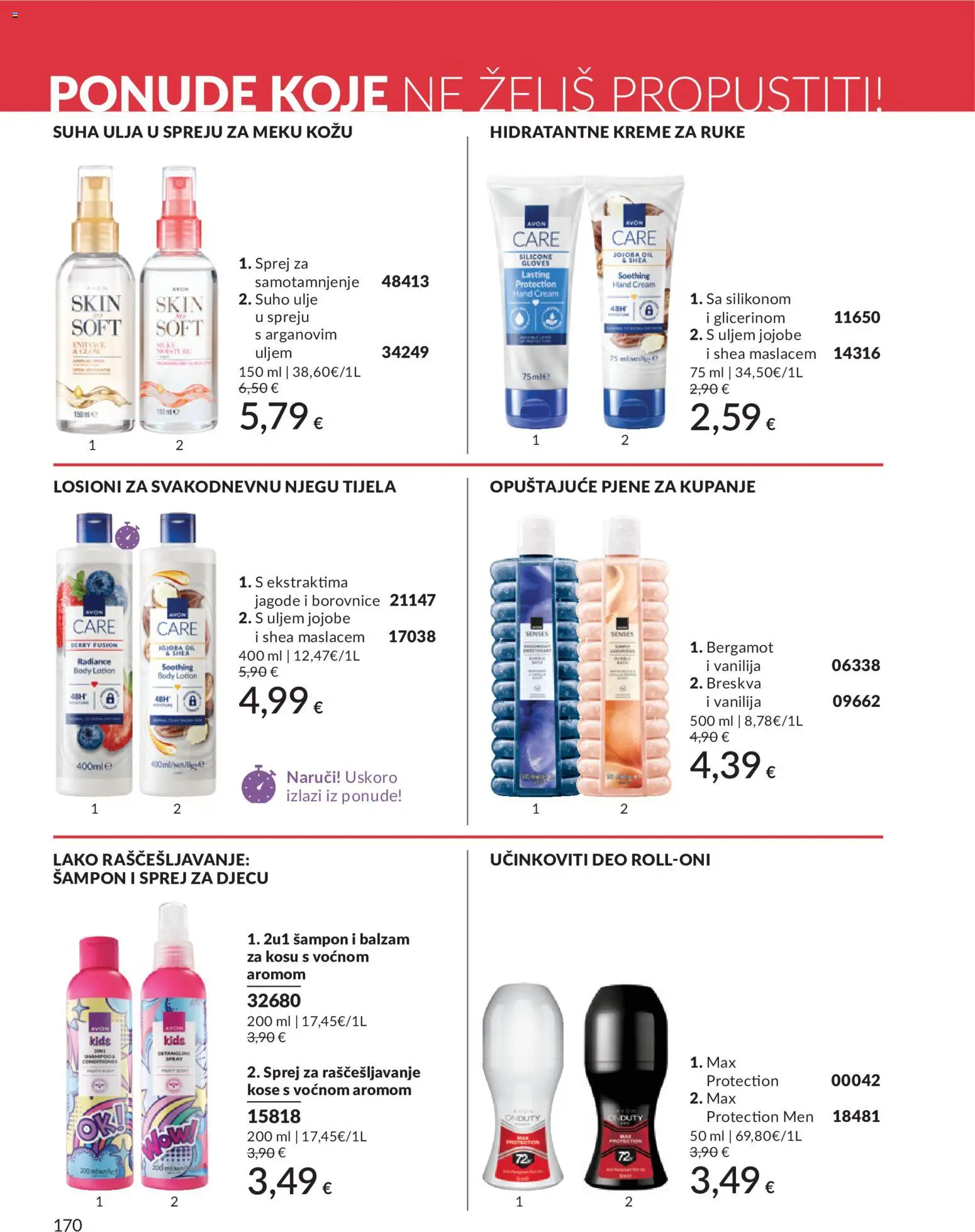 Avon katalog | vrijedi od 01.08.2026 | Stranica: 170
