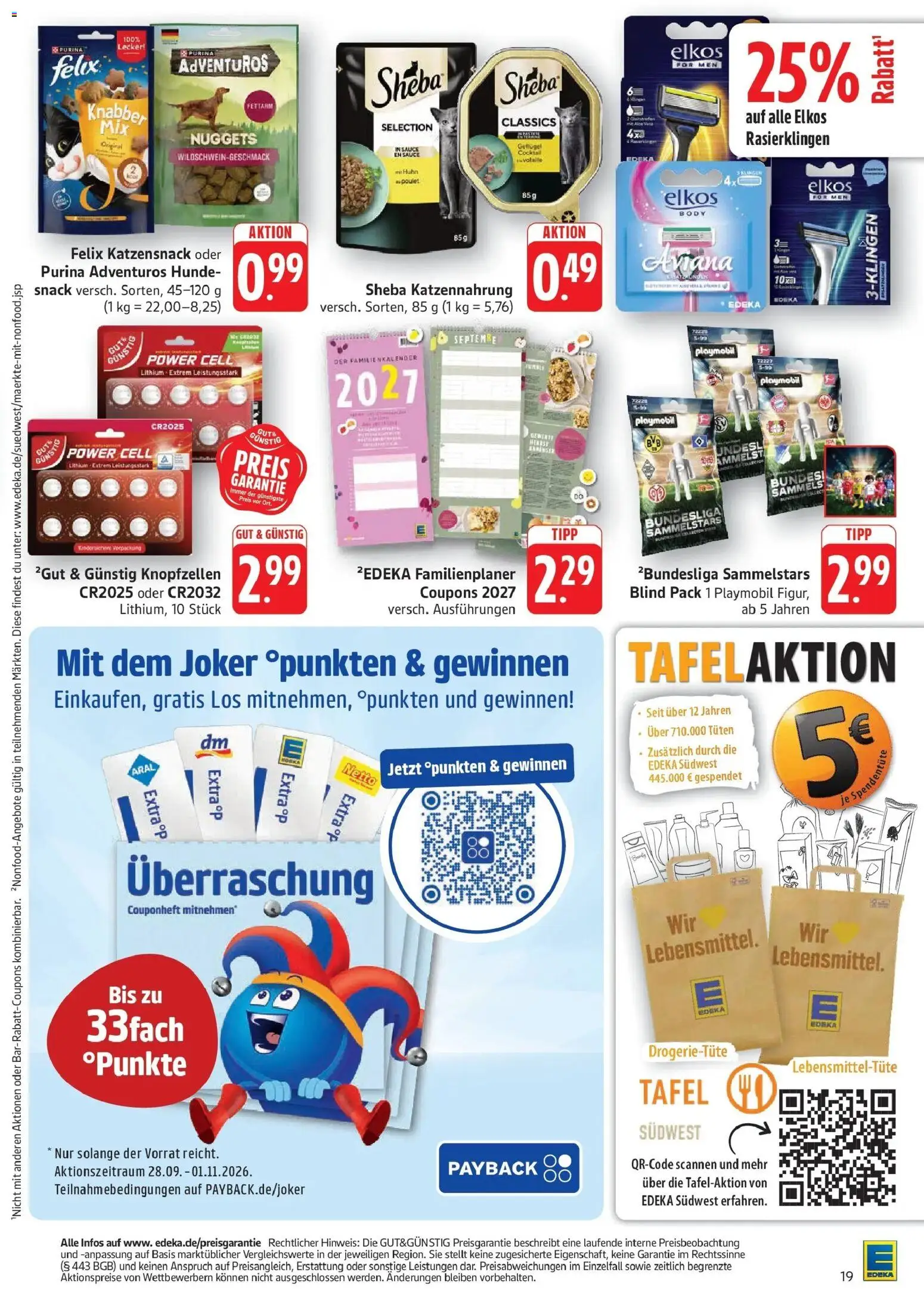 Edeka Prospekt Göppingen – gültig ab 28.09.2026 | Seite: 19 | Produkte: Sheba