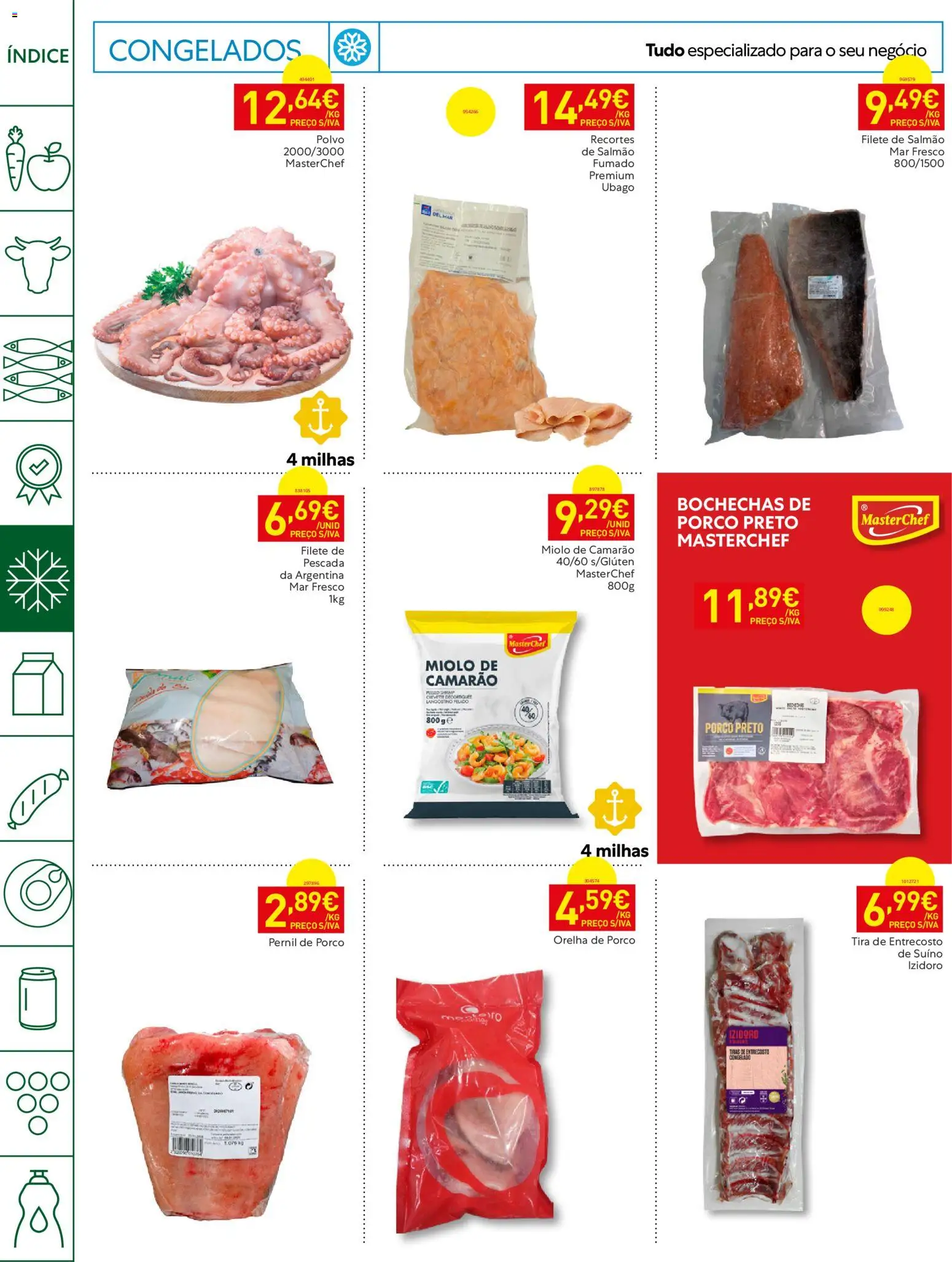 Recheio Horeca Madeira │ válido de 22/09/2026 | Página: 10 | Produtos: Polvo, Camarão, Salmão, Filete