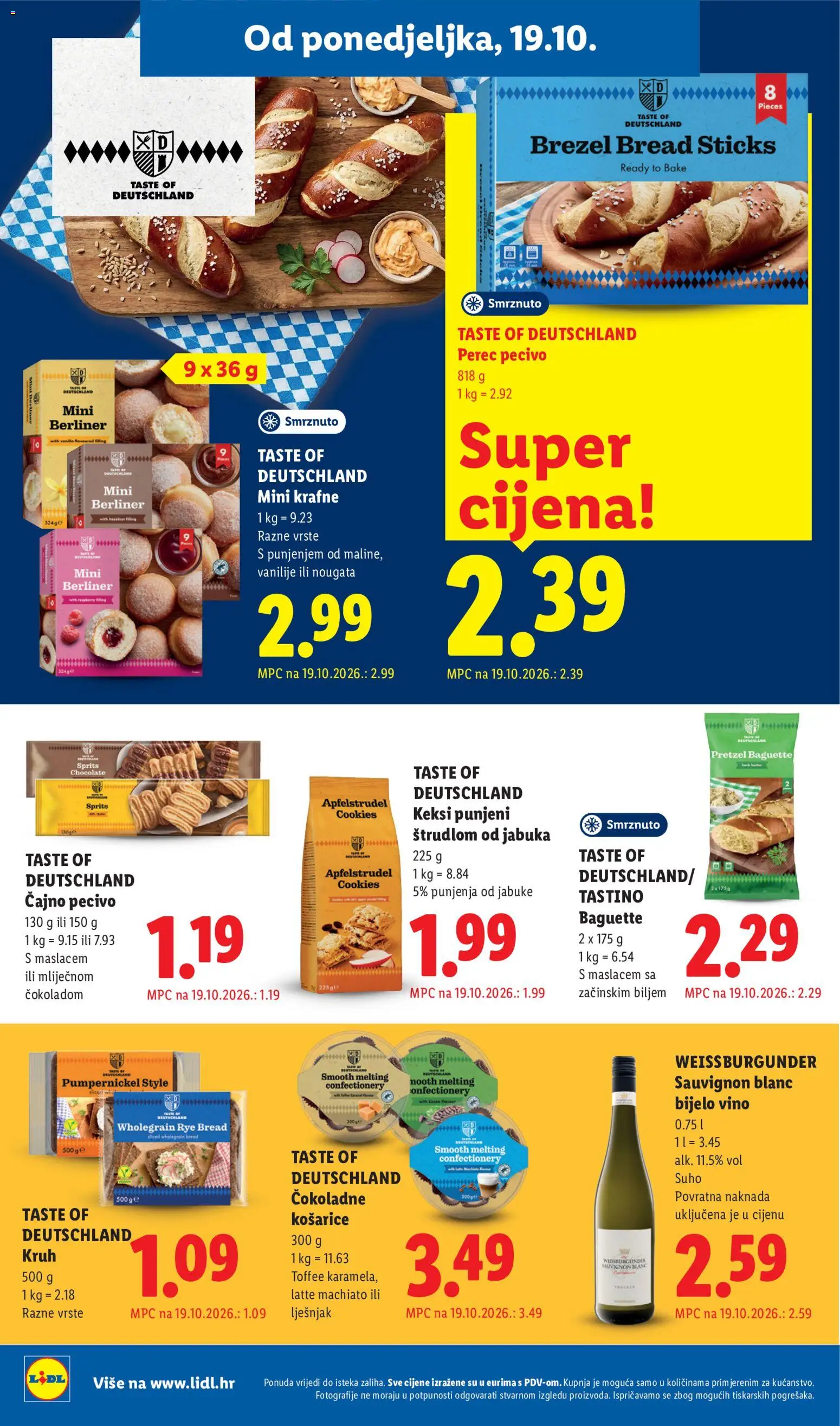 Lidl katalog | vrijedi od 19.10.2026 | Stranica: 22