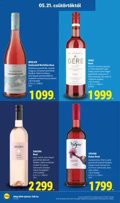 Lidl akciós újság - amely érvényes a következő dátumtól: 21.05.2026 | Oldal: 32 | Termékek: Málna, Meggy, Cseresznye, Bor