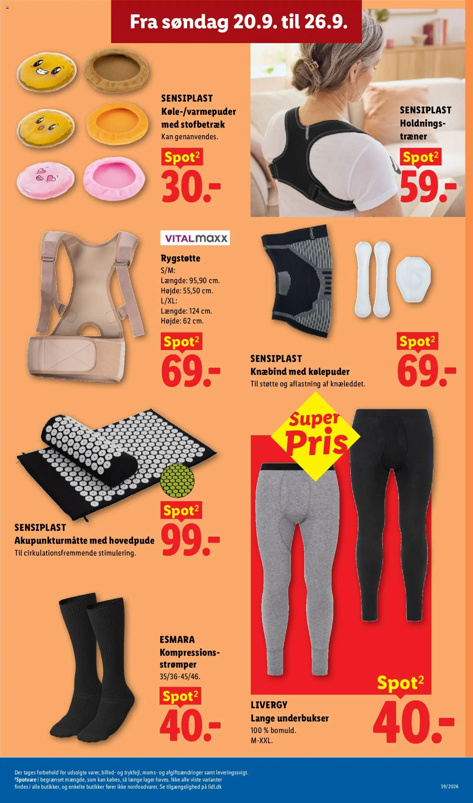 Lidl tilbudsavis – gyldig fra 20/09/2026 | Side: 24 | Produkter: Søm, Underbukser, Strømper