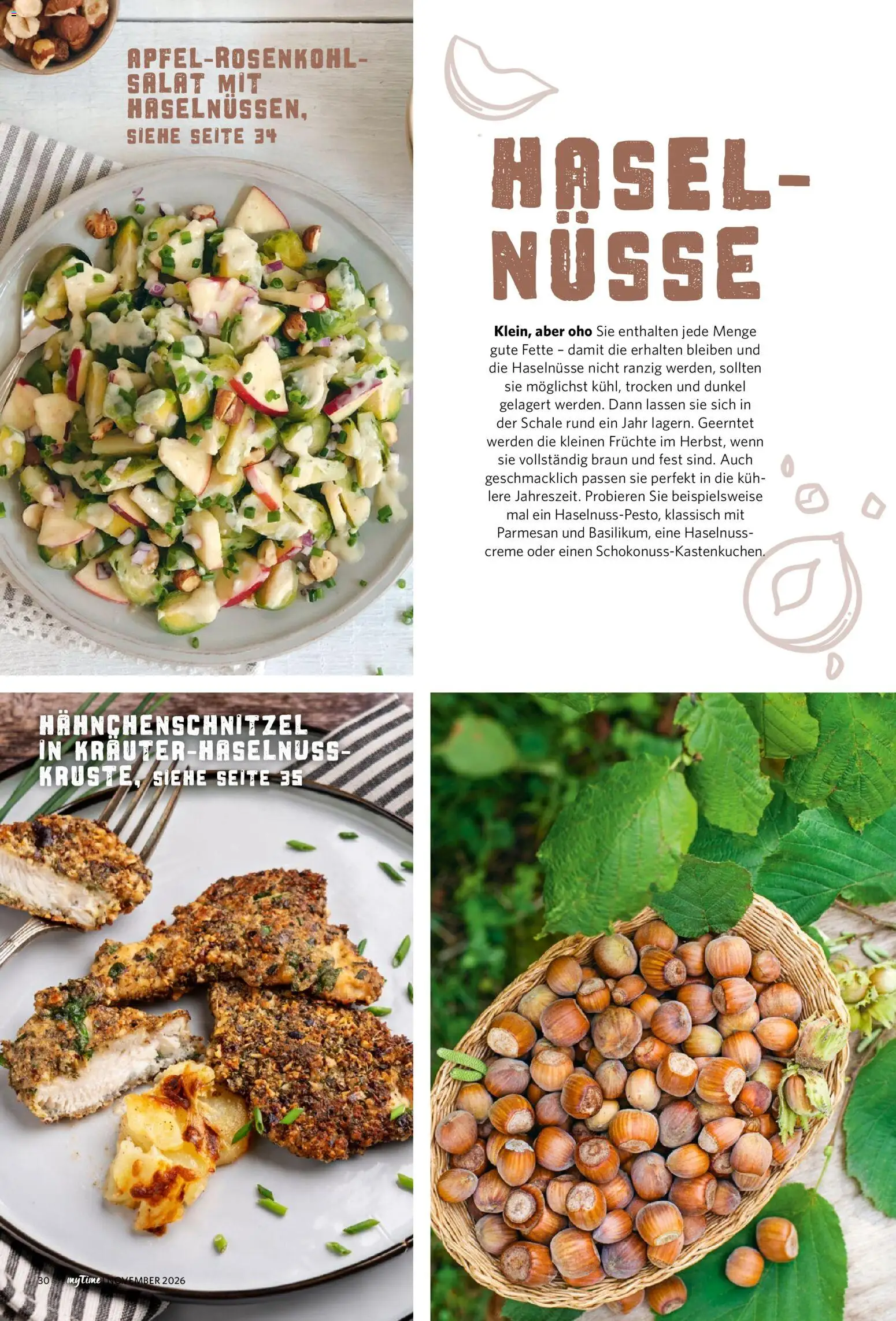 Famila Nordwest myTime – gültig ab 01.11.2026 | Seite: 30 | Produkte: Creme, Nüsse, Salat