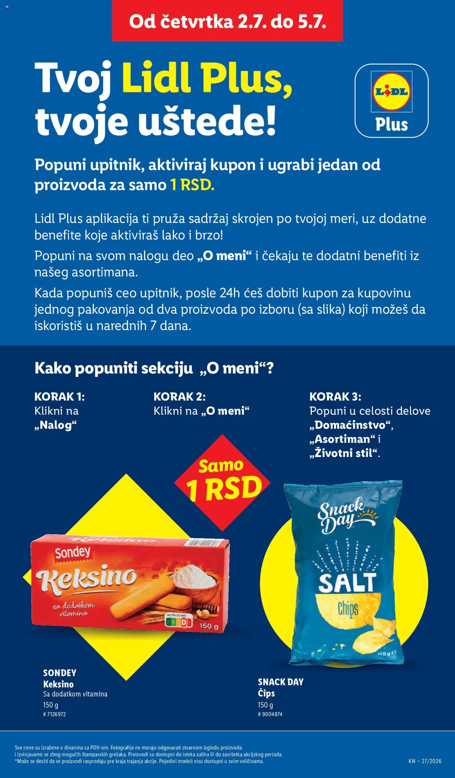 Lidl katalog - važi od 02.07.2026 | Strana: 59 | Proizvode: Čips
