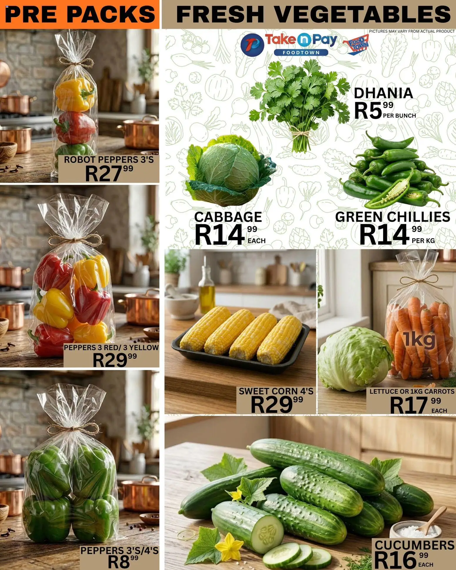 New Take n Pay catalogue – valid from 15.05.2026 | Page: 12 | Products: Corn, Carrots, Cucumbers, Lettuce