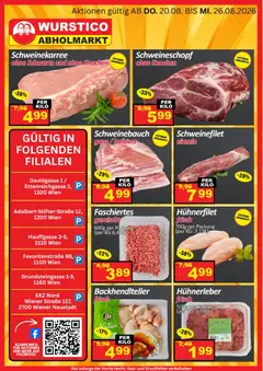 Wurstico Abholmarkt Flugblatt ab 20.08.2026 gültig