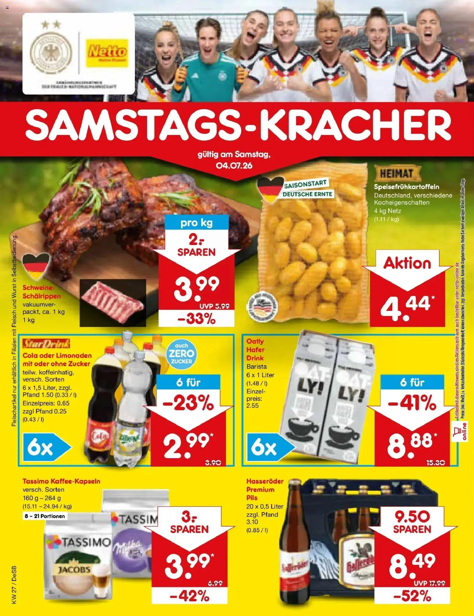 Netto Marken-Discount Prospekt Waiblingen-Bittenfeld – gültig ab 28.06.2026 | Seite: 68 | Produkte: Cola, Pils, Hasseröder, Tassimo