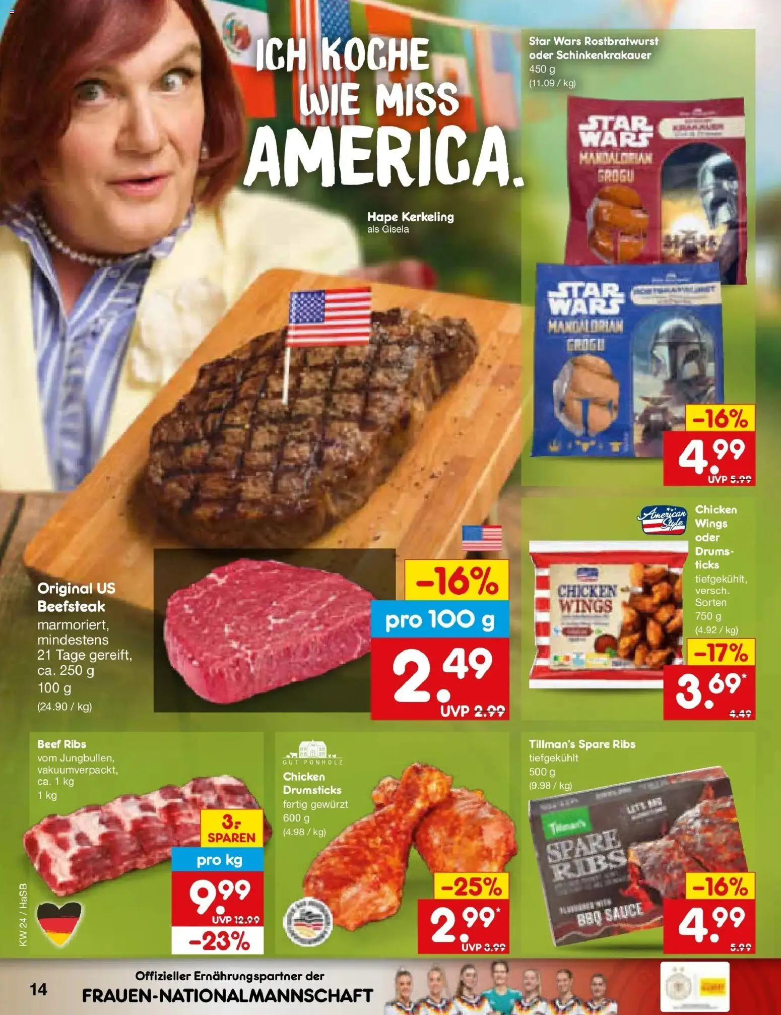 Netto Marken-Discount Prospekt Wuppertal – gültig ab 08.06.2026 | Seite: 22 | Produkte: Spare ribs