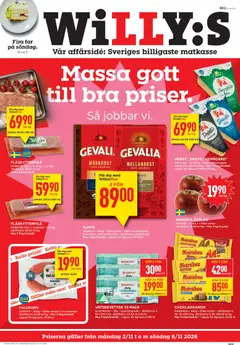 Willys erbjudanden - Förhandsvisning av reklamblad från butik Willys aktuell från 02/11/2026