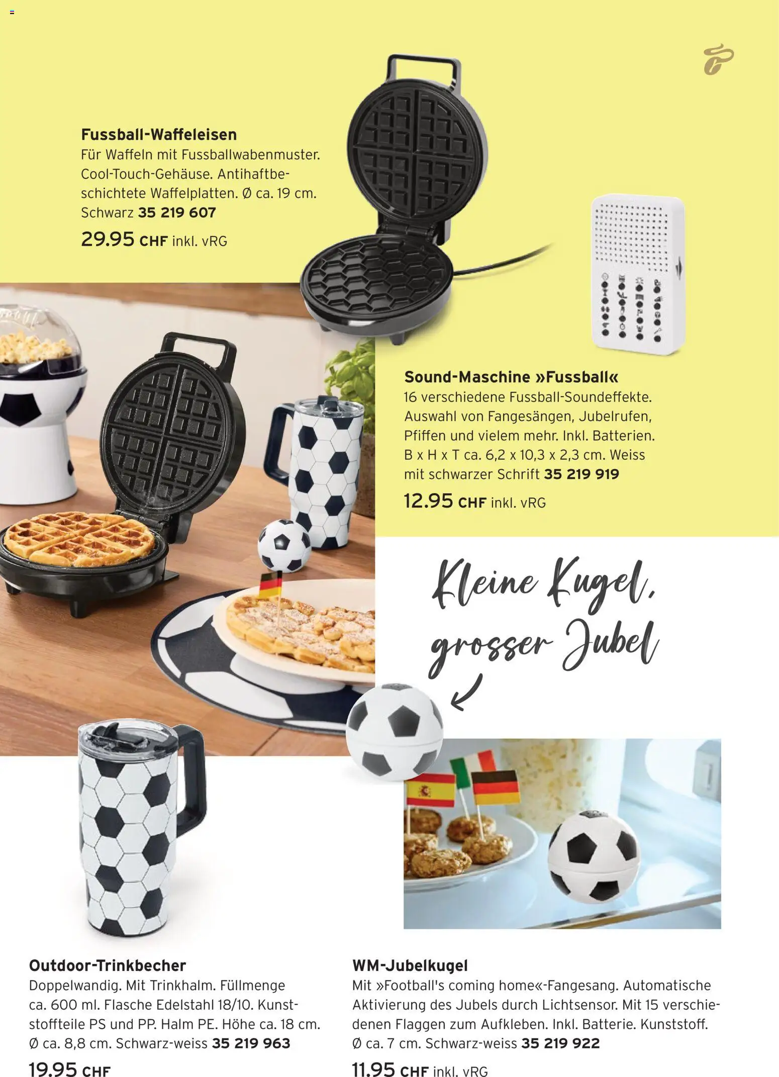 Tchibo aktionen Anpfiff zum WM-Sommer – gültig ab 12.05.2026 | Seite: 11 | Produkte: Waffeln