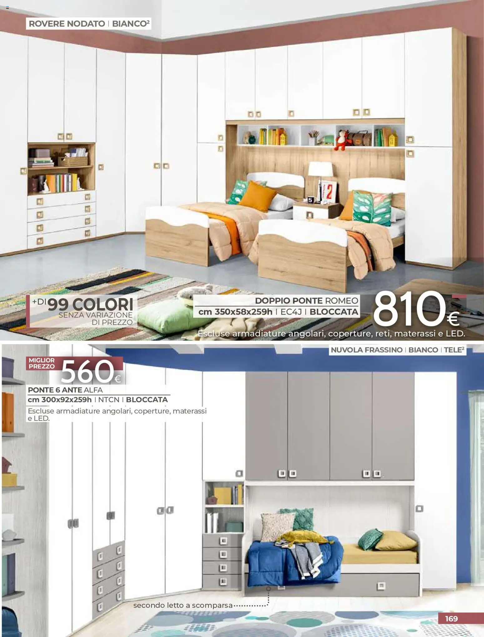 Volantino Mondo Convenienza del 01/09/2026 | Pagina: 171 | Prodotti: Letto